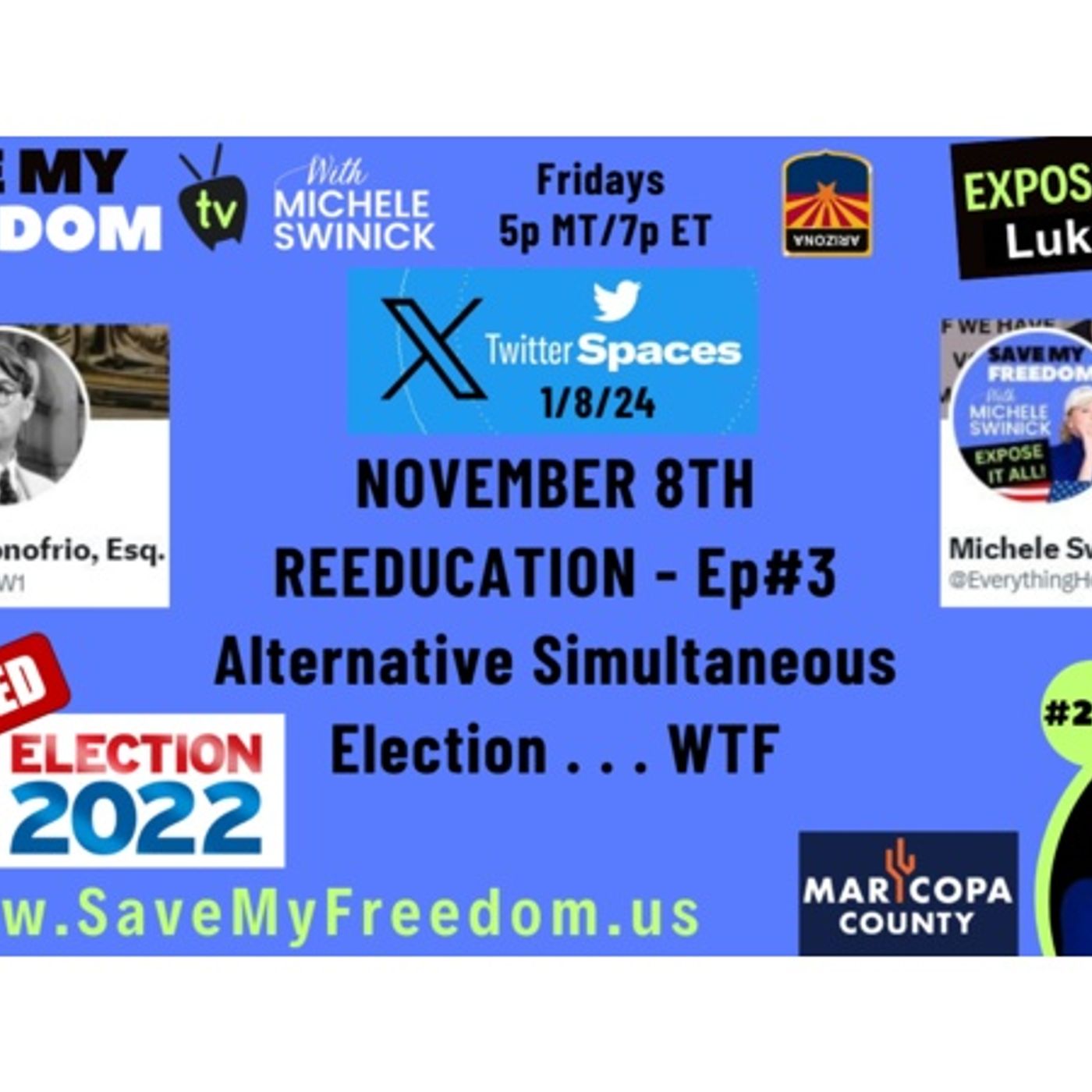 236 NOV 8 ELECTION Ep #3: Alternative Simultaneous Election In Maricopa...WTF episode artwork