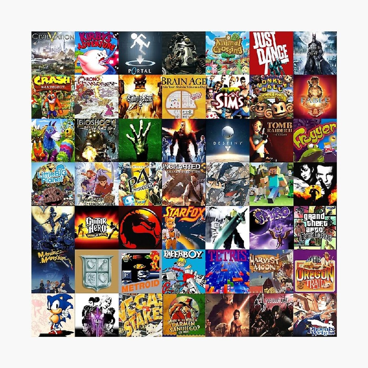 Top 5 video games of all time
