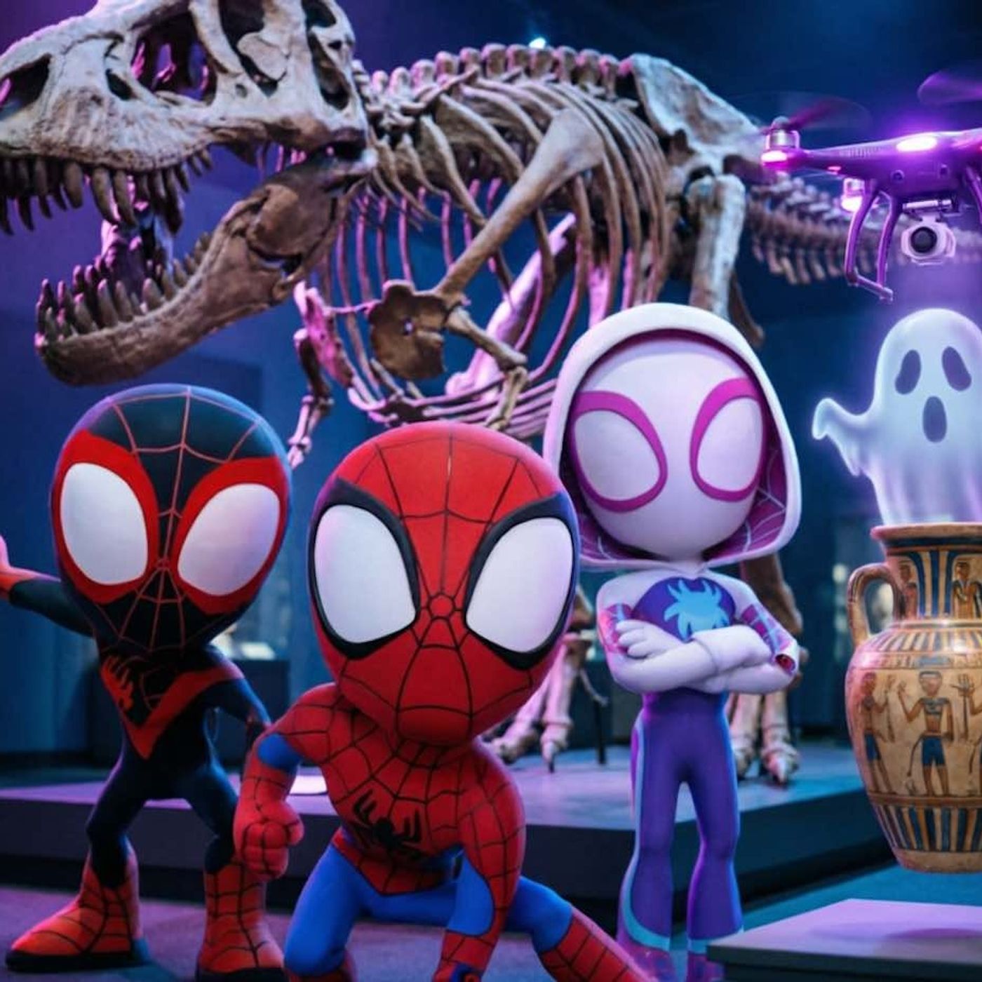 Spidey y el Fantasma del Museo🕷️👻AudioCuento Infantil