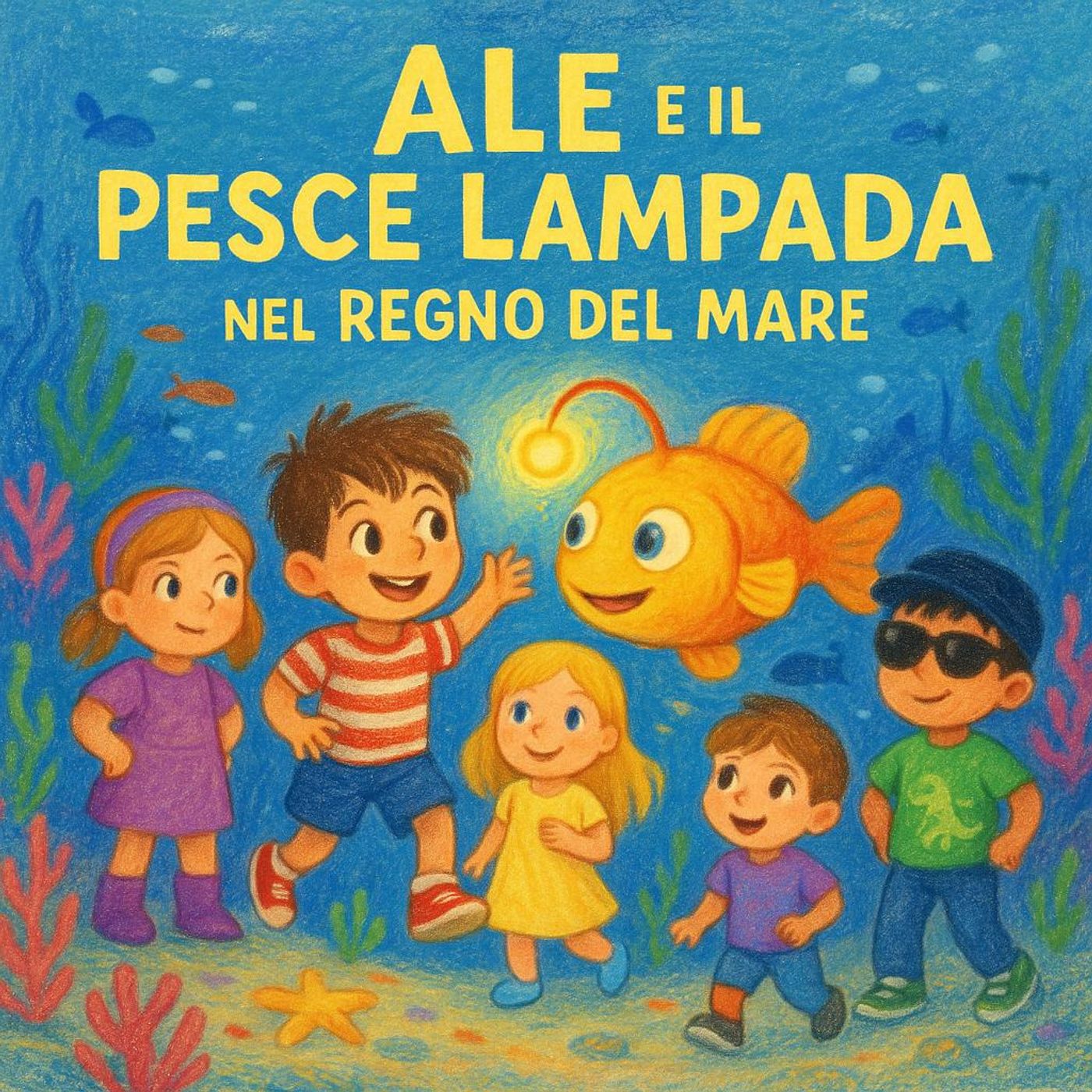 Ale e il Pesce Lampada nel Regno del Mare
