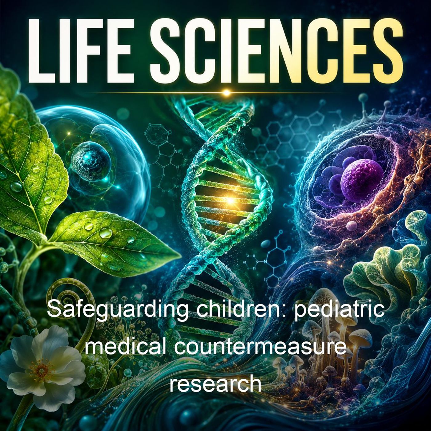 Safeguarding children: pediatric medical countermeasure research podcast artwork