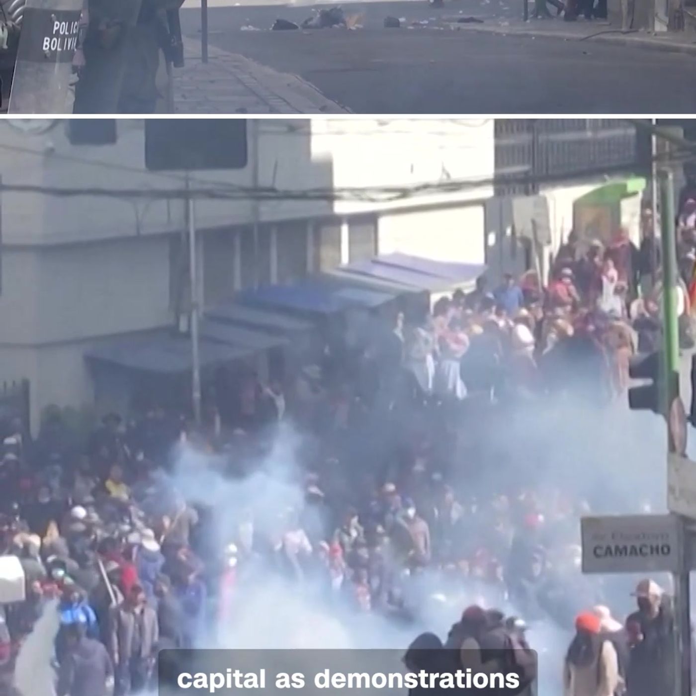 As antigovernment protests entered their fourth week in Bolivia President Rodrigo Paz has taken steps to potentially deploy military forces episode artwork
