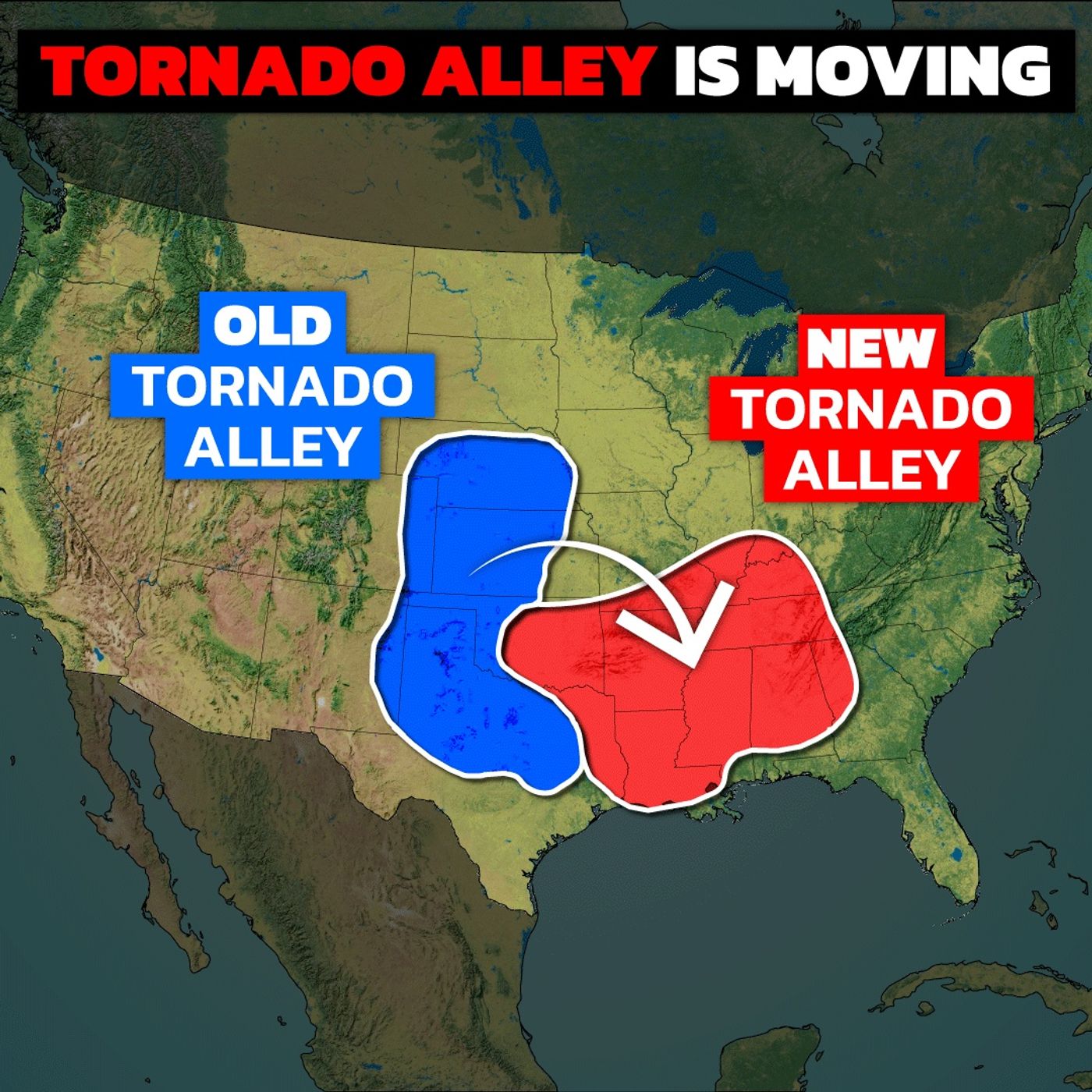 cover of episode Geography is Tornadoes: Is Tornado Alley Moving?