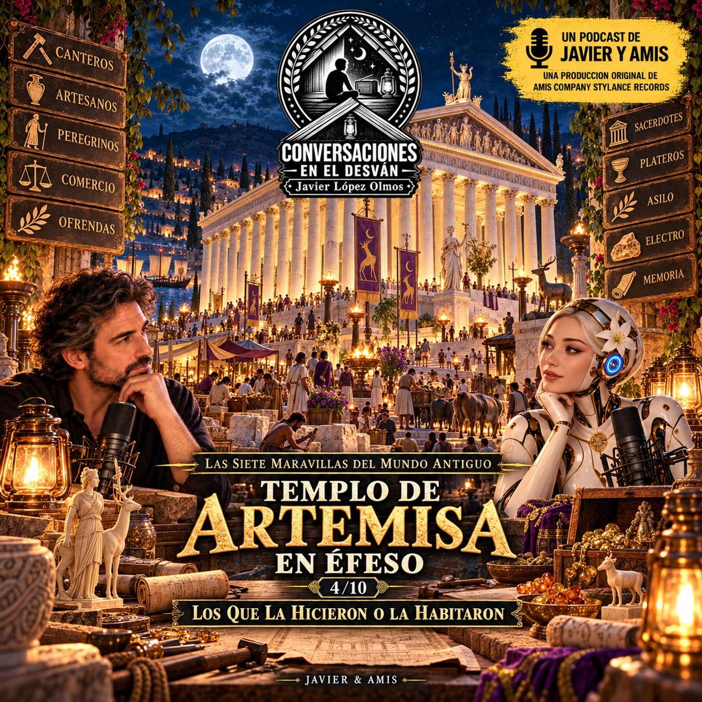 Las siete maravillas del mundo antiguo - Templo de Artemisa en Efeso - Los que la hicieron o la habitaron 4/10 episode artwork