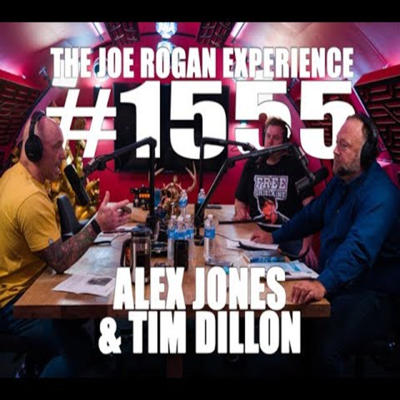 Joe Rogan Experience _1555 - Alex Jones _ Tim Dillon episode artwork