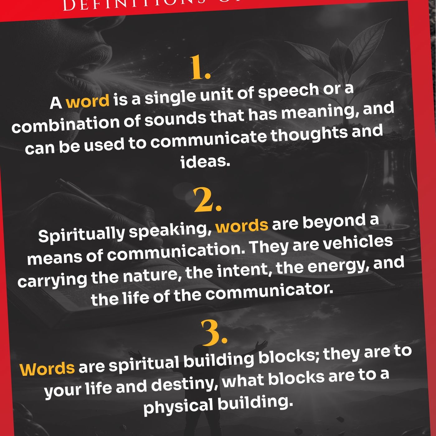 THE DOMINION POWER OF WORDS USING WORDS - APOSTLE JOSHUA episode artwork