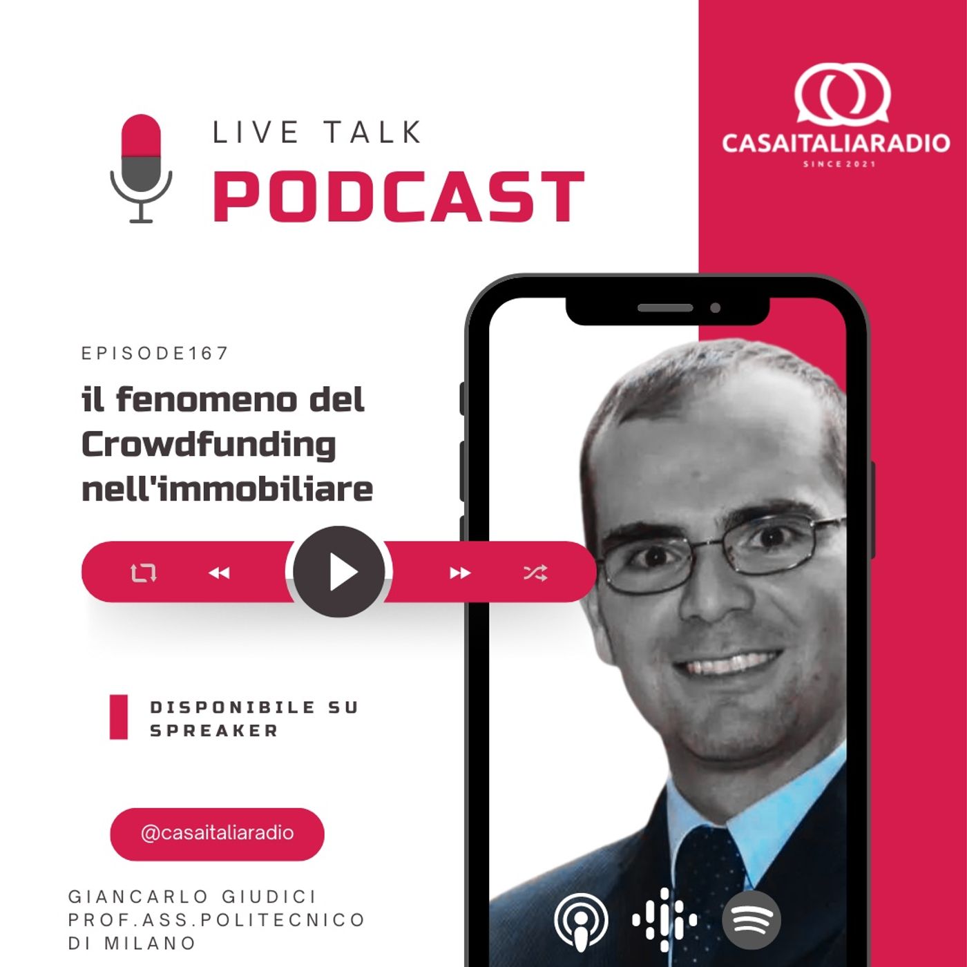 BM - Puntata N. 167 - Il fenomeno del CROWDFUNDING nel real estate episode artwork