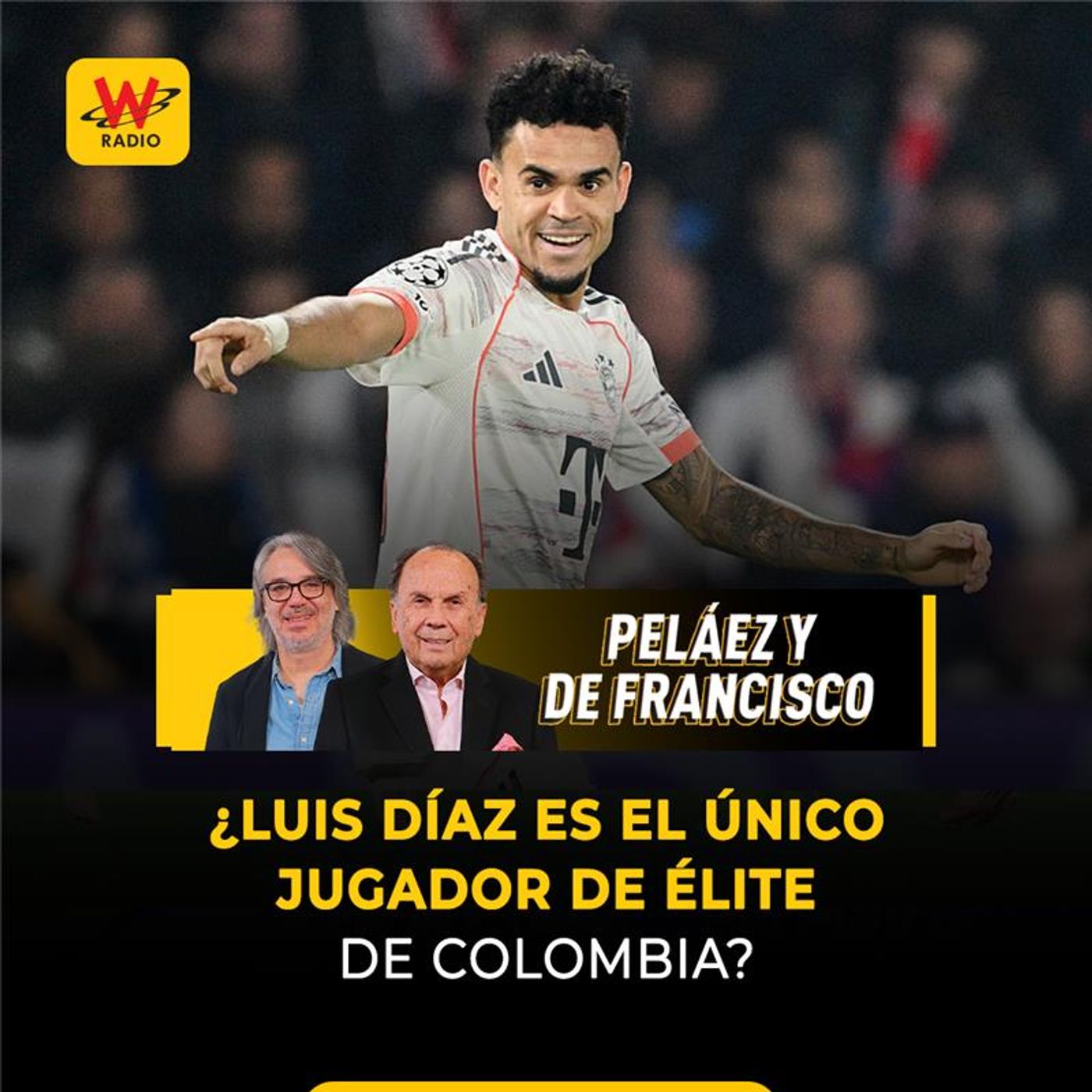 ¿Luis Díaz es el único jugador de élite de Colombia?