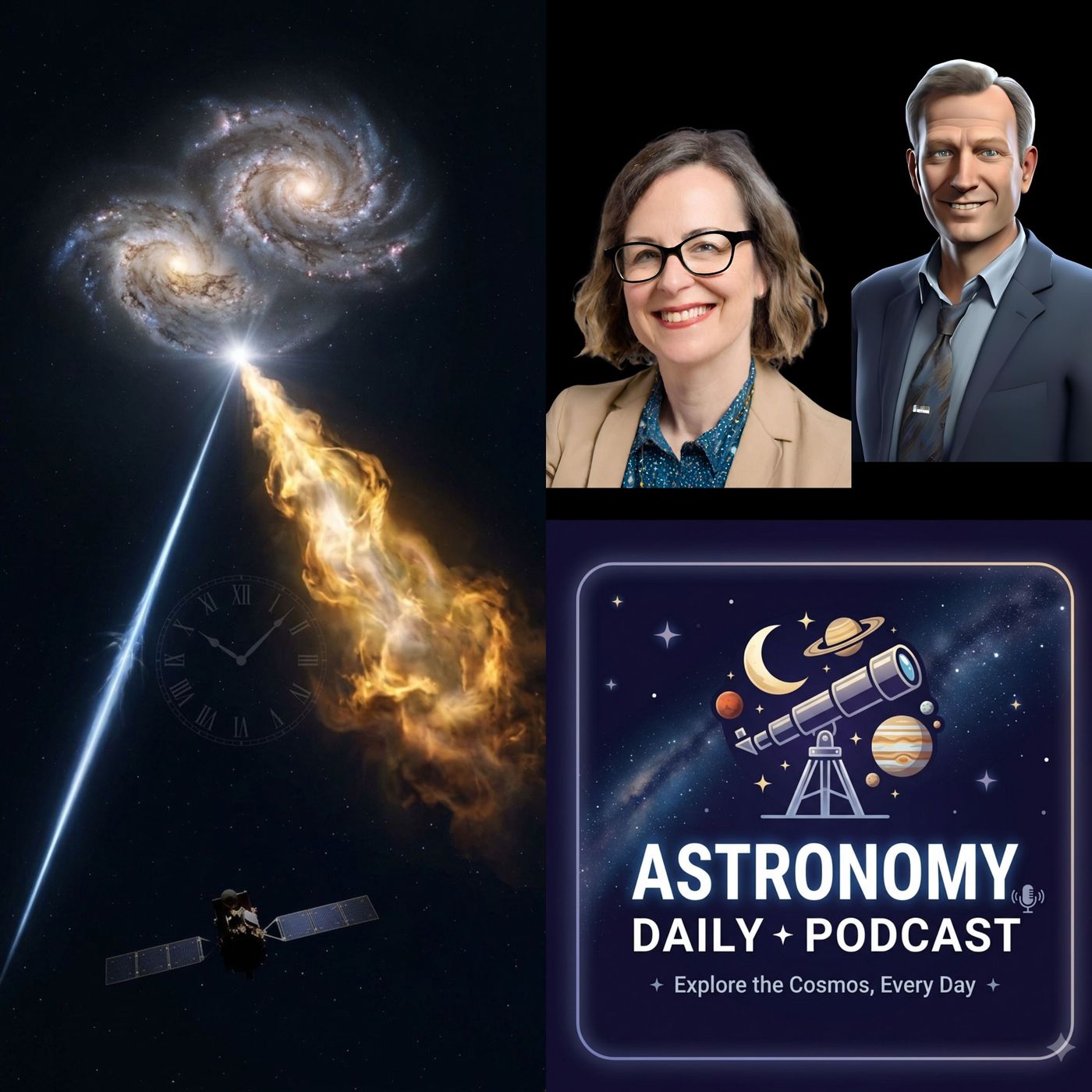 A Gamma-Ray Burst’s Split Personality: The Week Swift Fell Silent