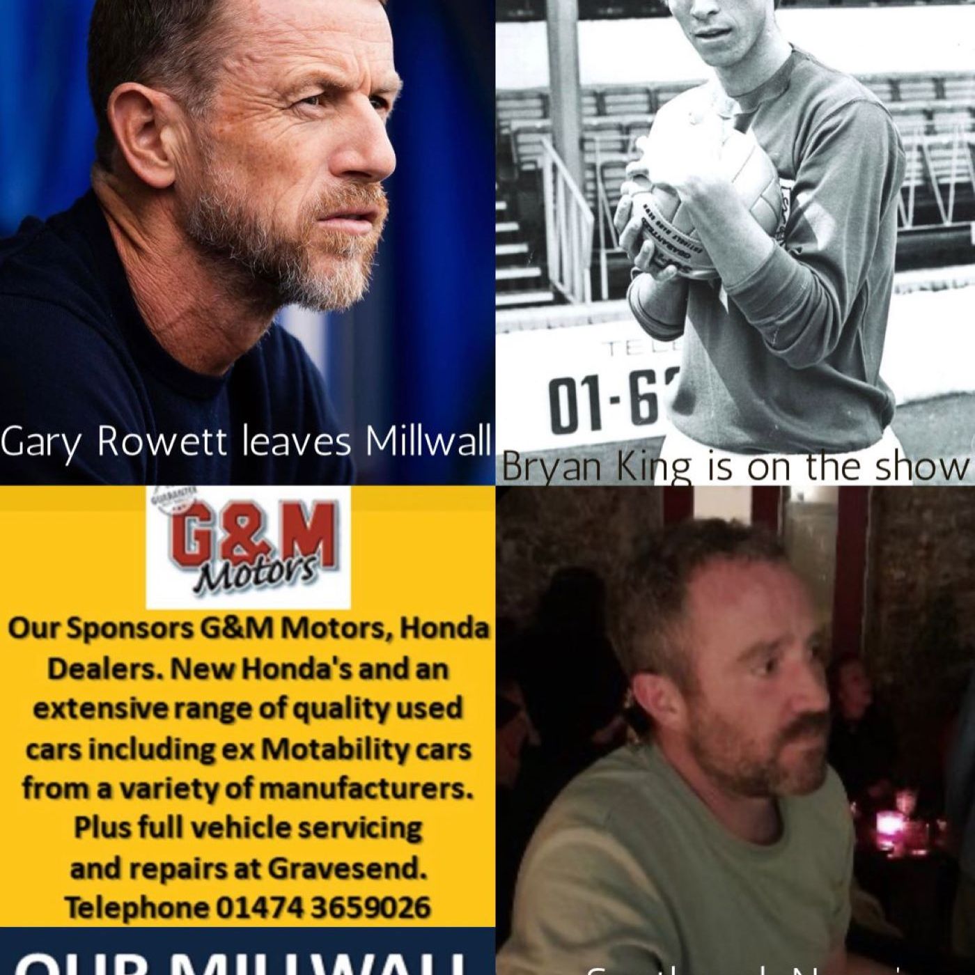 OUR MILLWALL FAN SHOW Sponsored by G & M Motors of Gravesend 20/10/23