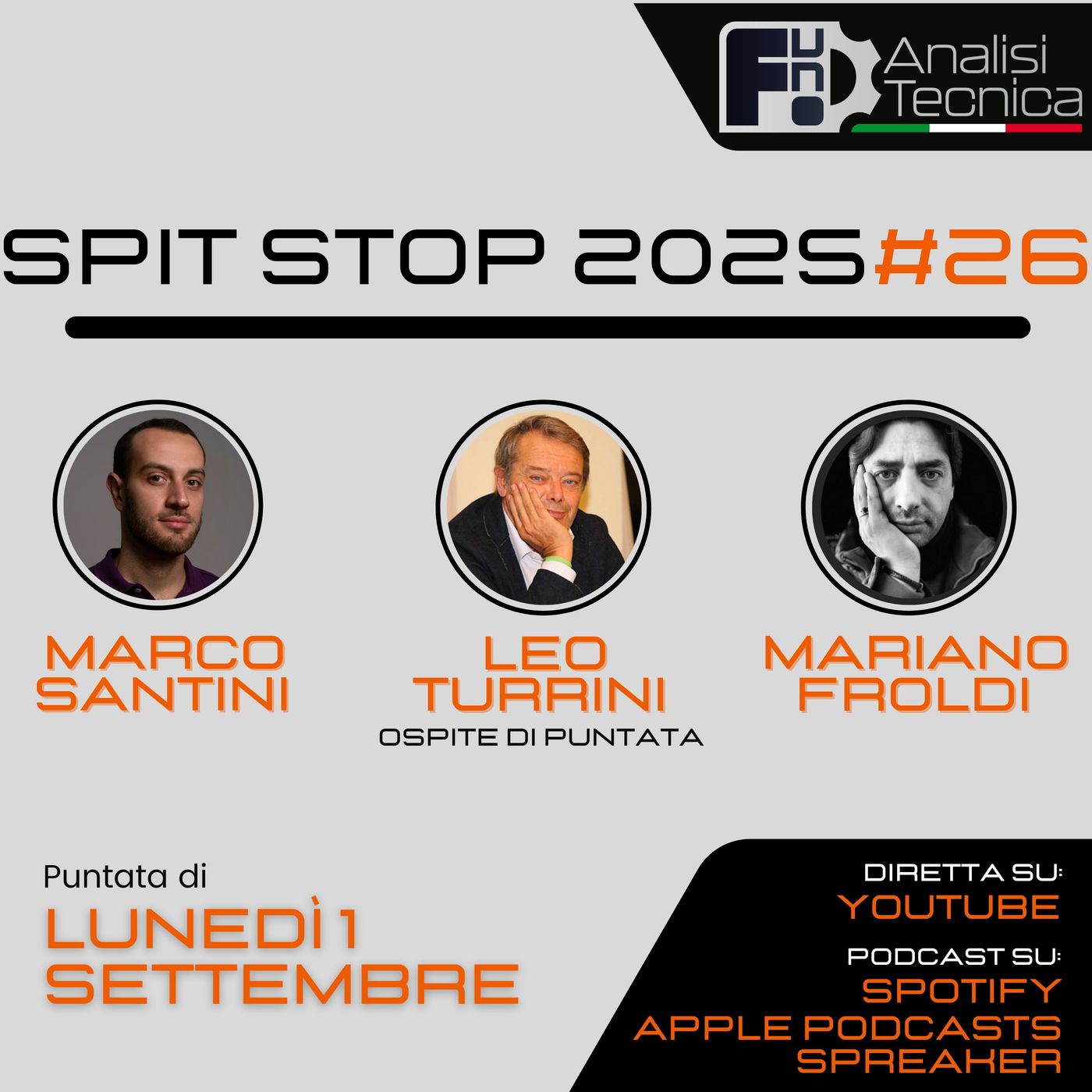 Spit Stop 2025 - Puntata 26 - LIVE con Leo Turrini