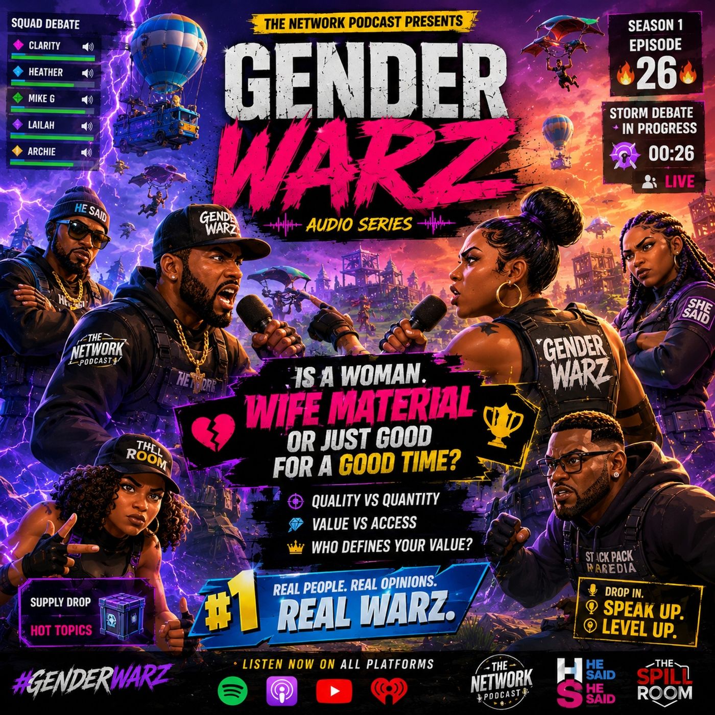 ⁉️CAN A WOMAN CALL HERSELF WIFE MATERIAL? 👀🔥 | Gender Warz Audio Series episode artwork