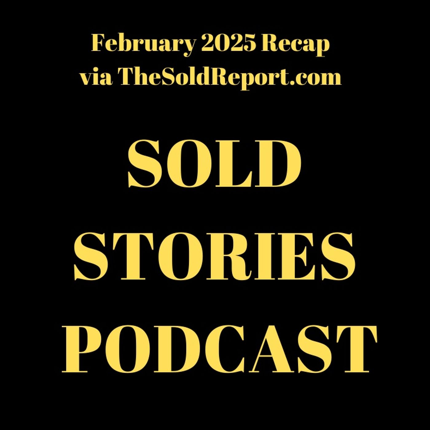 February 2025 Recap via TheSoldReport.com episode artwork