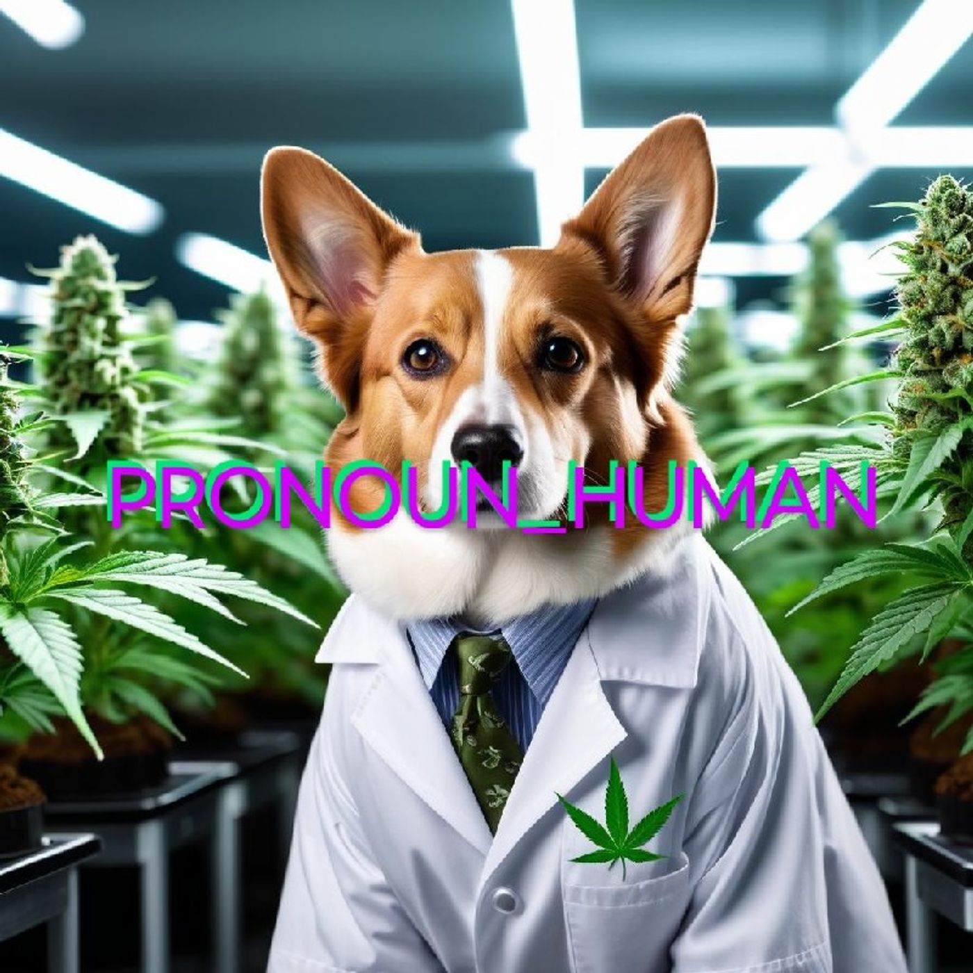 PRONOUN_HUMAN #25 (WEED EXPERIMENTS, AIMLESS PEOPLE AND AI & THE BROKEN FEET GETAWAY) episode artwork