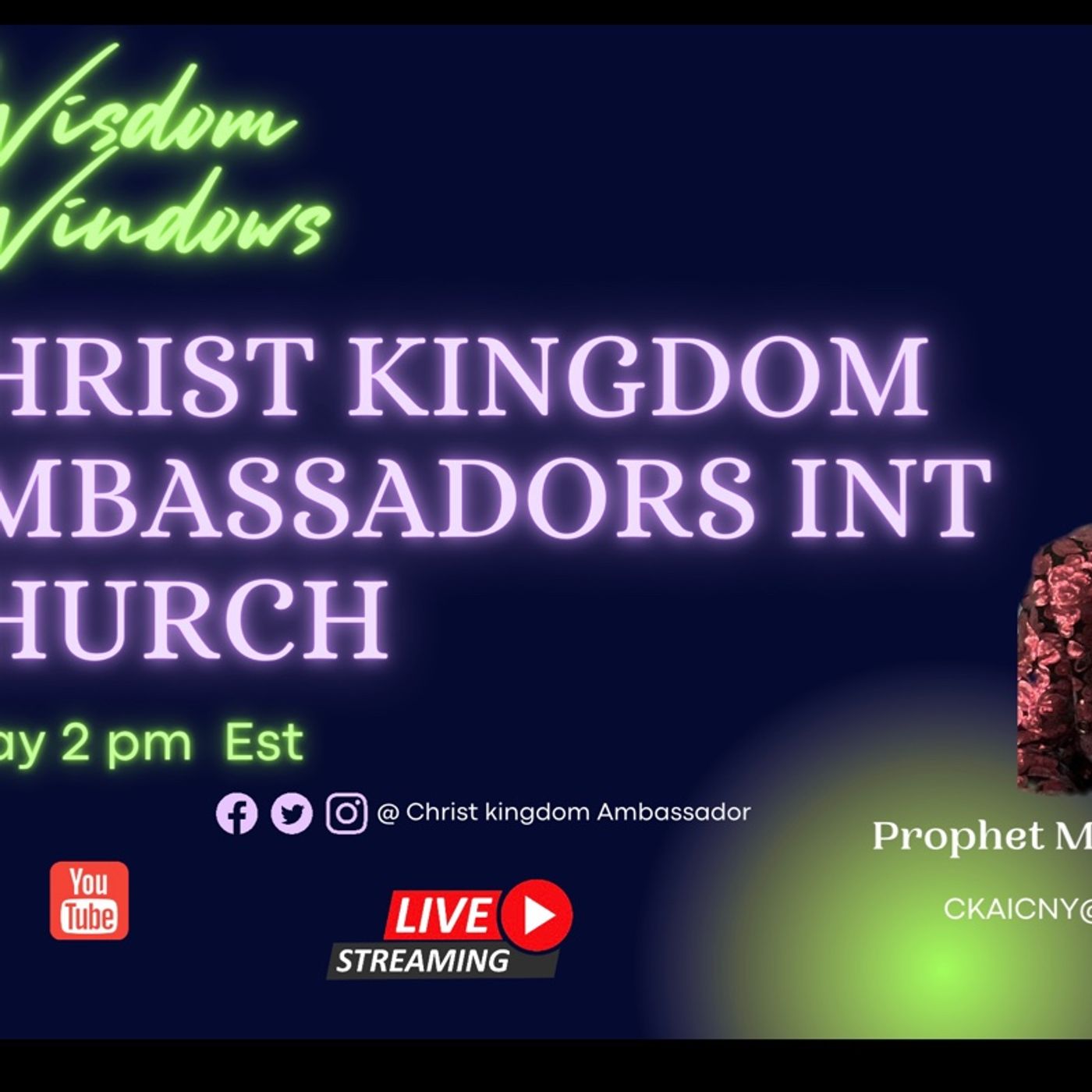 Episode 10 - Christ Kingdom Ambassadors Int's podcast Episode 10 - Christ Kingdom Ambassadors Int's podcast