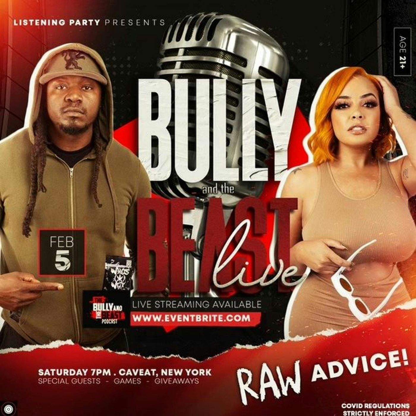 The Bully and the Beast Live Show episode artwork