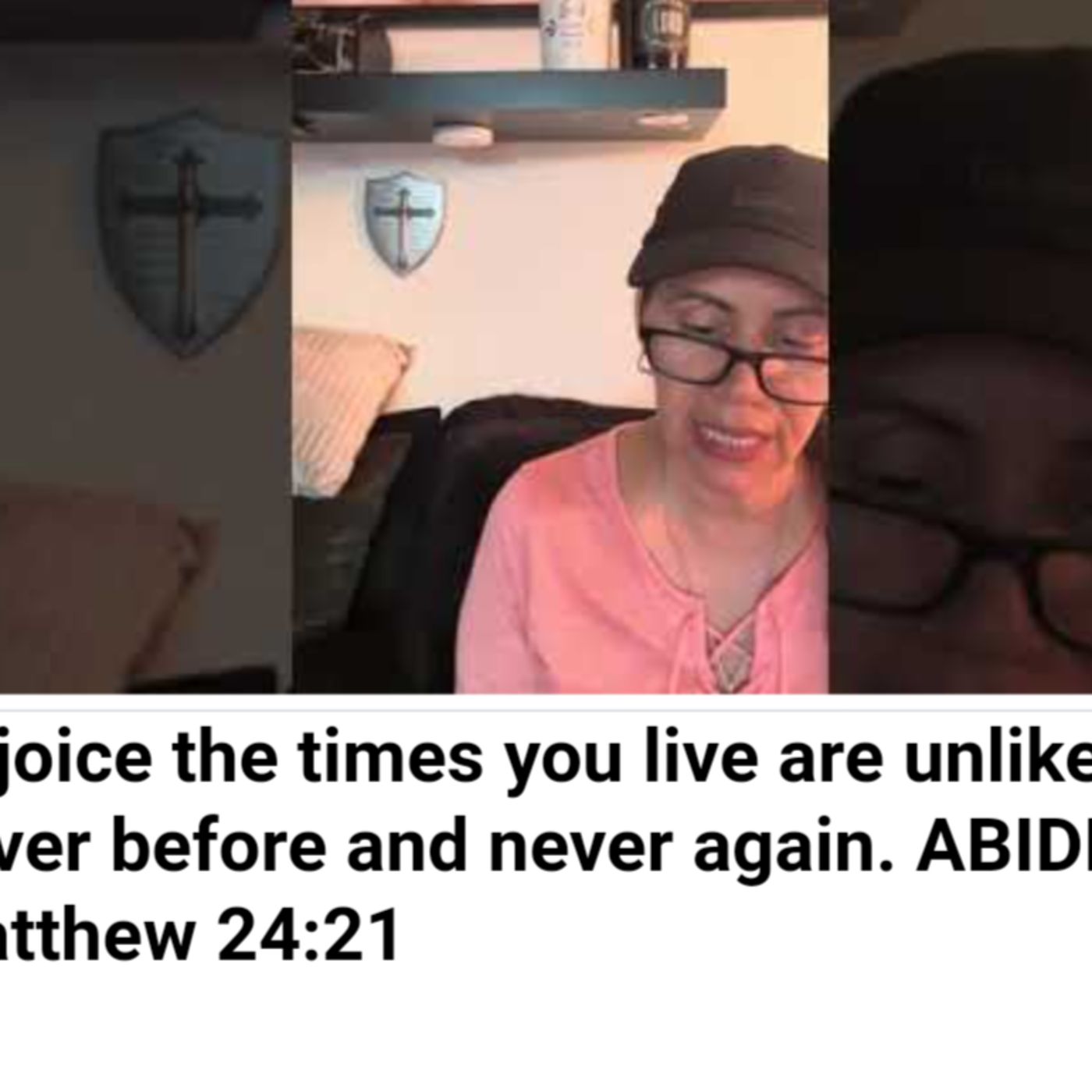 Rejoice the times you live are unlike never before and never again. ABIDE! Matthew 24:21 episode artwork