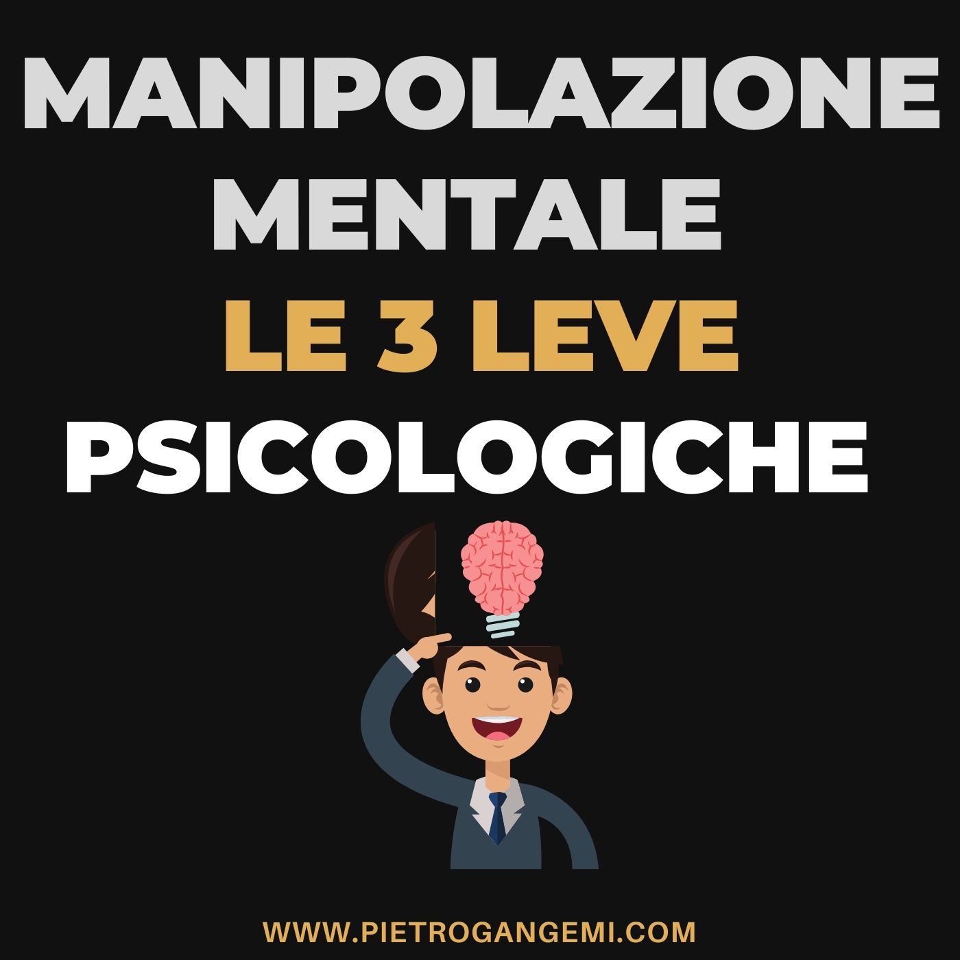 MANIPOLAZIONE MENTALE - LE 3 LEVE PSICOLOGICHE PER AVERE IL CONTROLLO DEGLI ALTRI