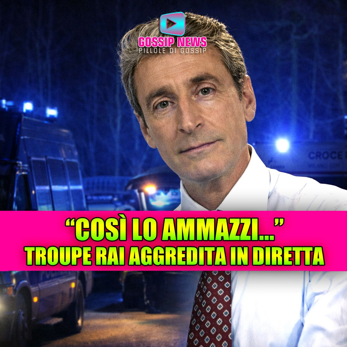 Troupe Rai aggredita a Milano: terrore in diretta