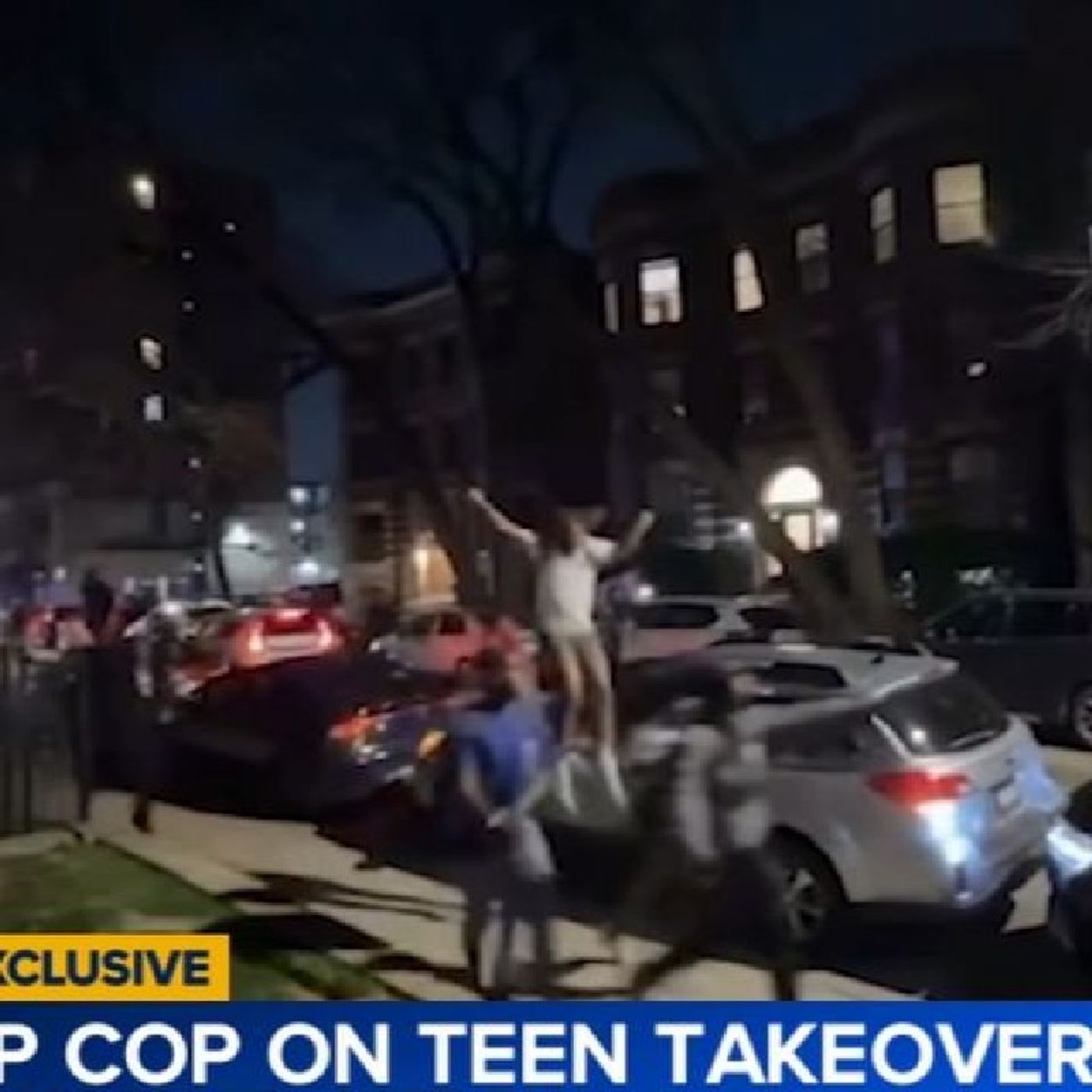 Chicago police responded to another large teen gathering on Monday night, this time in Hyde Park. Cars were vandalized and one teen was arre episode artwork