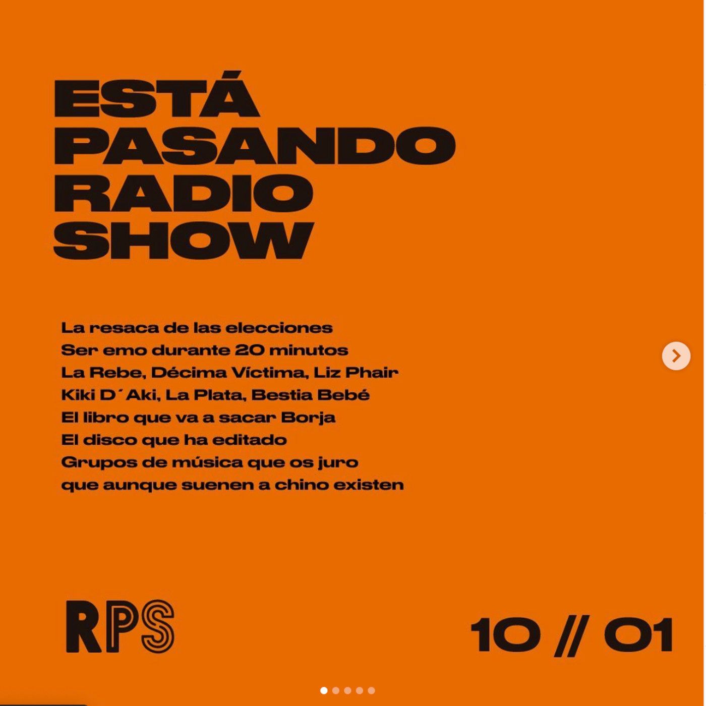 ESTÁ PASANDO RADIOSHOW.