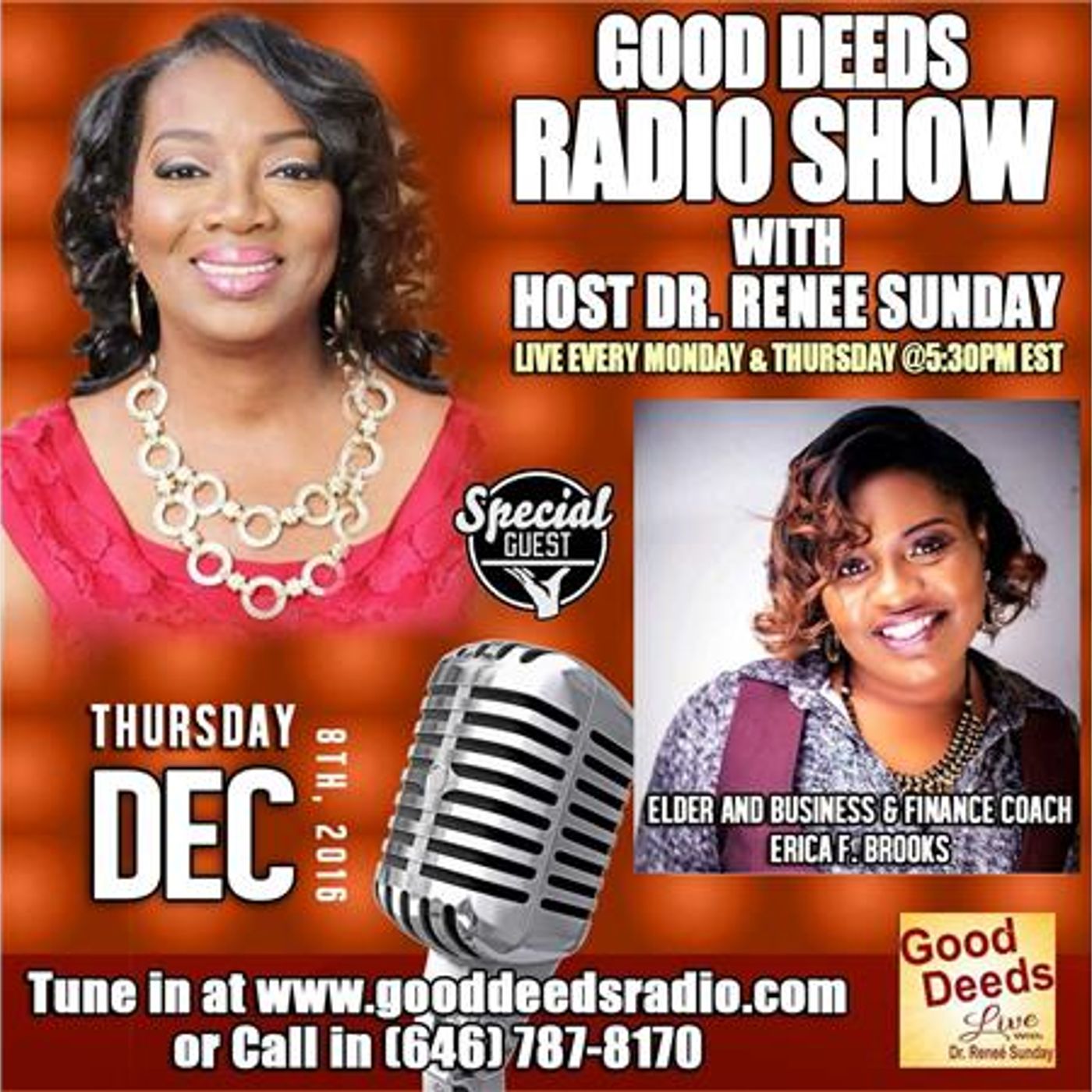 Change your mindset;Change your money. Elder,Business,Finance Coach Erica Brooks episode artwork