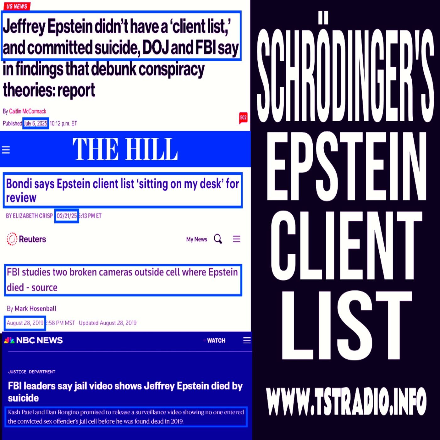 Schrödinger's Epstein Client List (7/7/25)