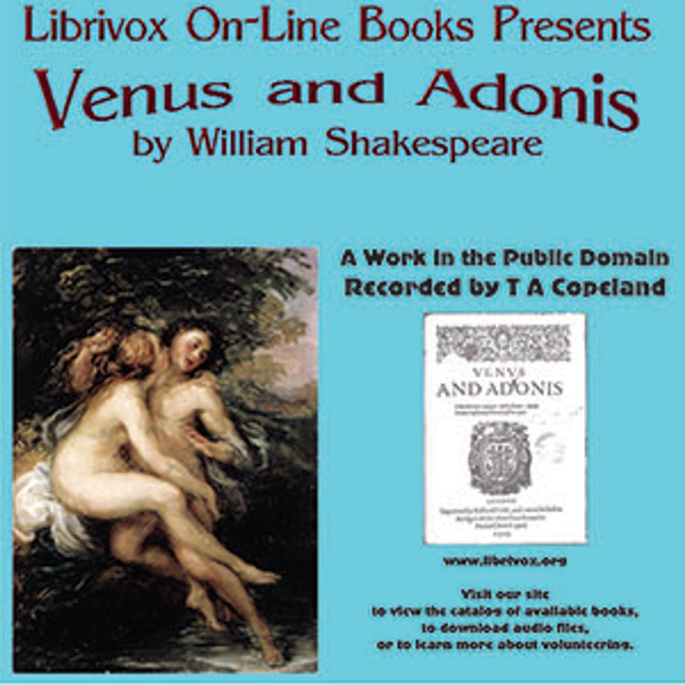 William Shakespeare - Venus and Adonis podcast artwork