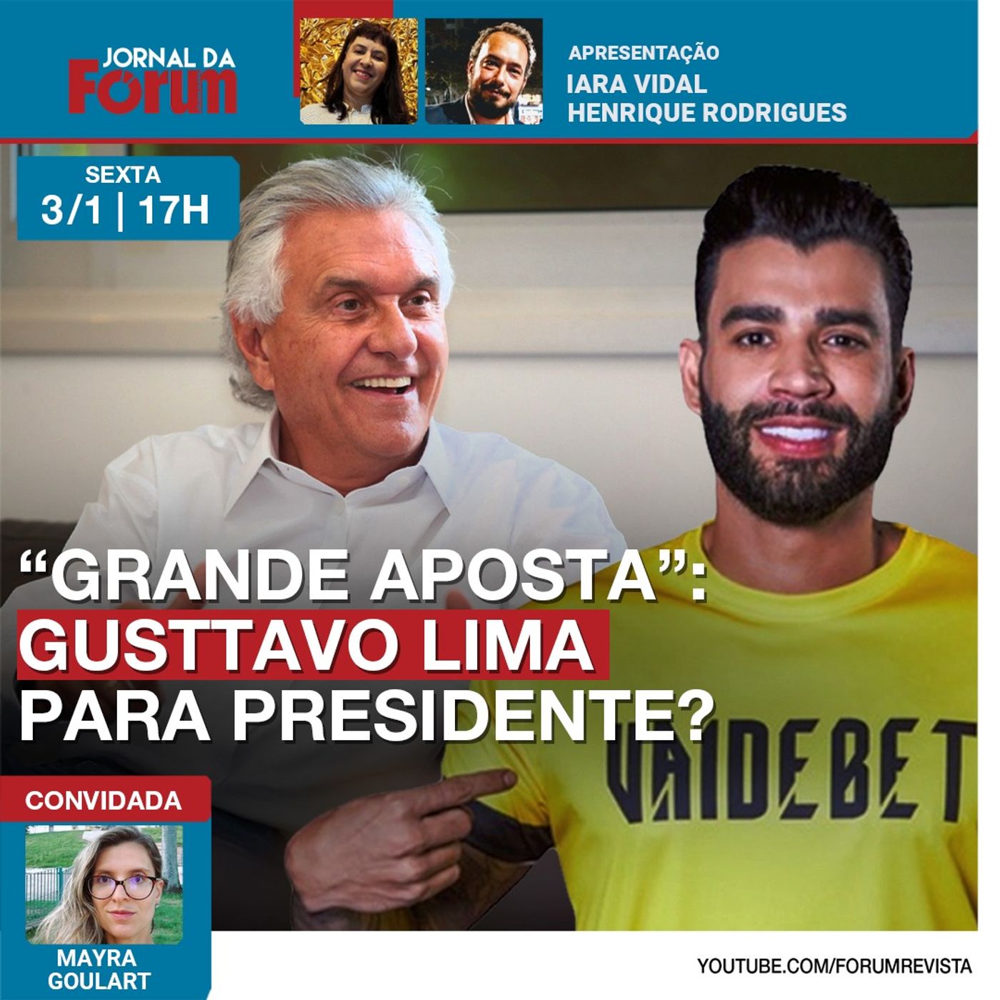 Sertanejo se lança à Presidência em 2026 | Anúncio racha bolsonarismo | Caiado, o grande malandrão episode artwork