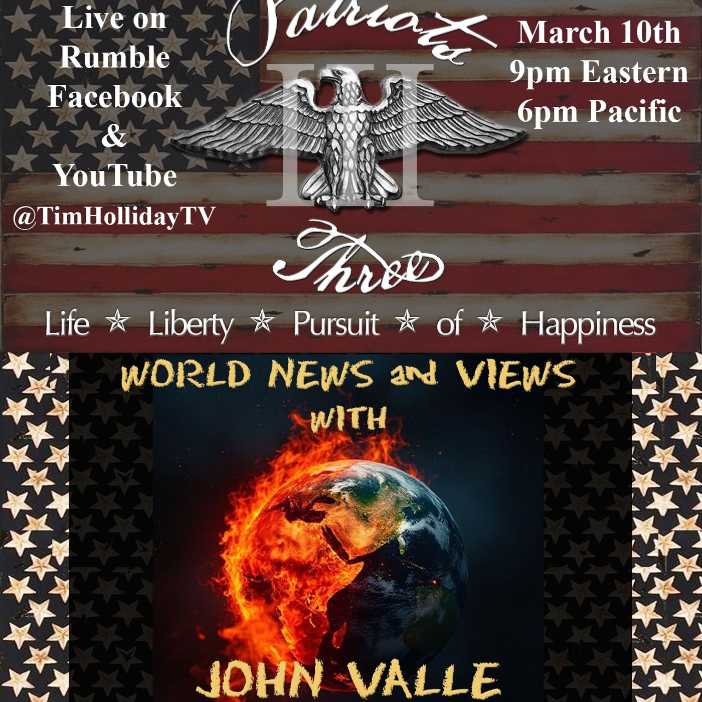 3-10-2026 Patriots III with John Valle episode artwork