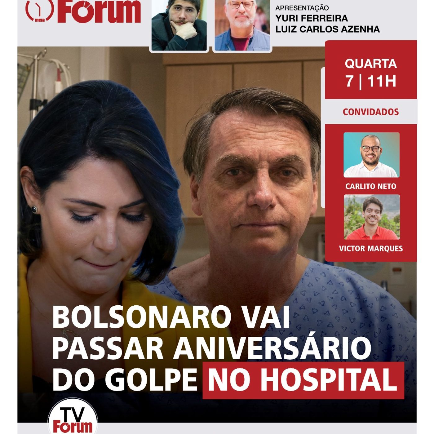 Depois de queda, Xandão autoriza Jair Bolsonaro a voltar ao hospital | Fórum Onze e Meia | 07.01.26 Depois de queda, Xandão autoriza Jair Bolsonaro a voltar ao hospital | Fórum Onze e Meia | 07.01.26