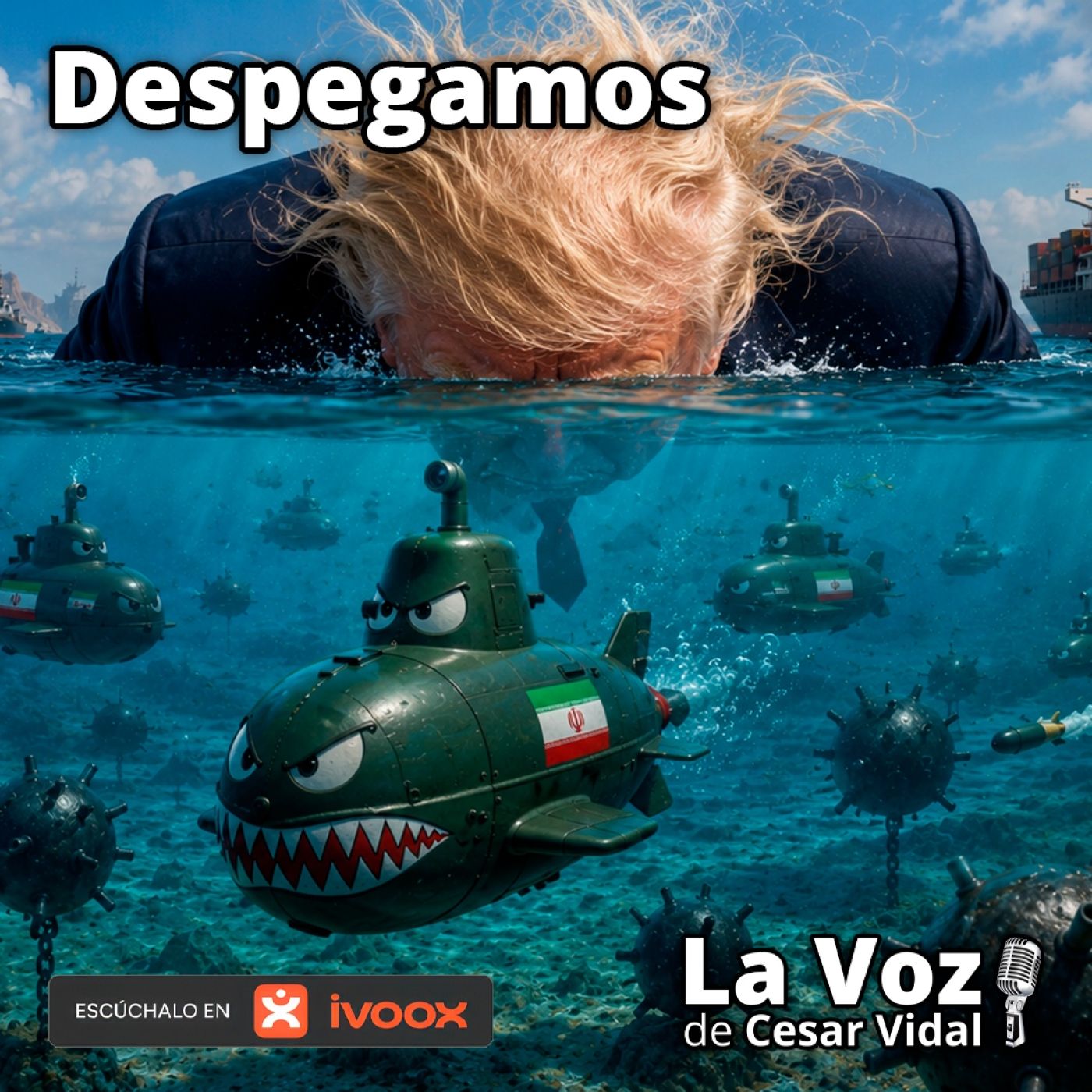 Despegamos: Submarinos Ormuz, uranio Irán, Wall Street en China y corrupción Ucrania - 12/05/26