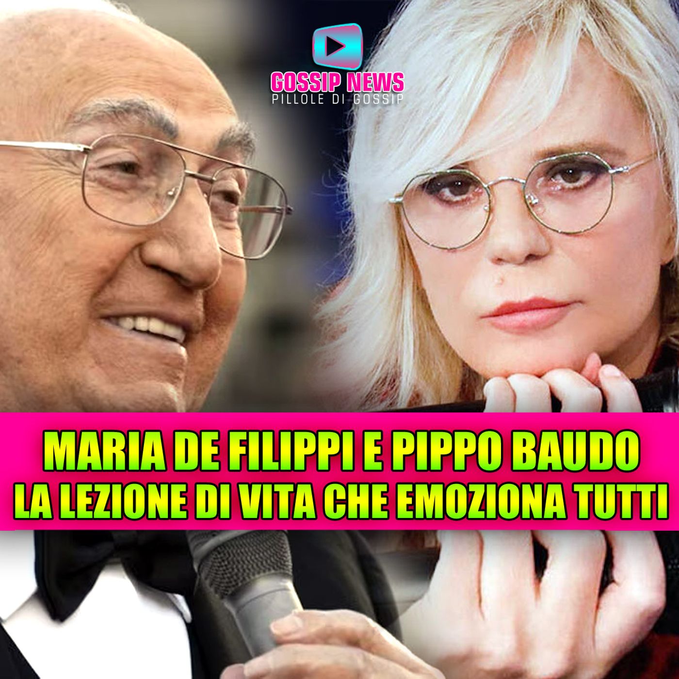MARIA DE FILIPPI RICORDA PIPPO BAUDO: la lezione di vita che emoziona tutti!