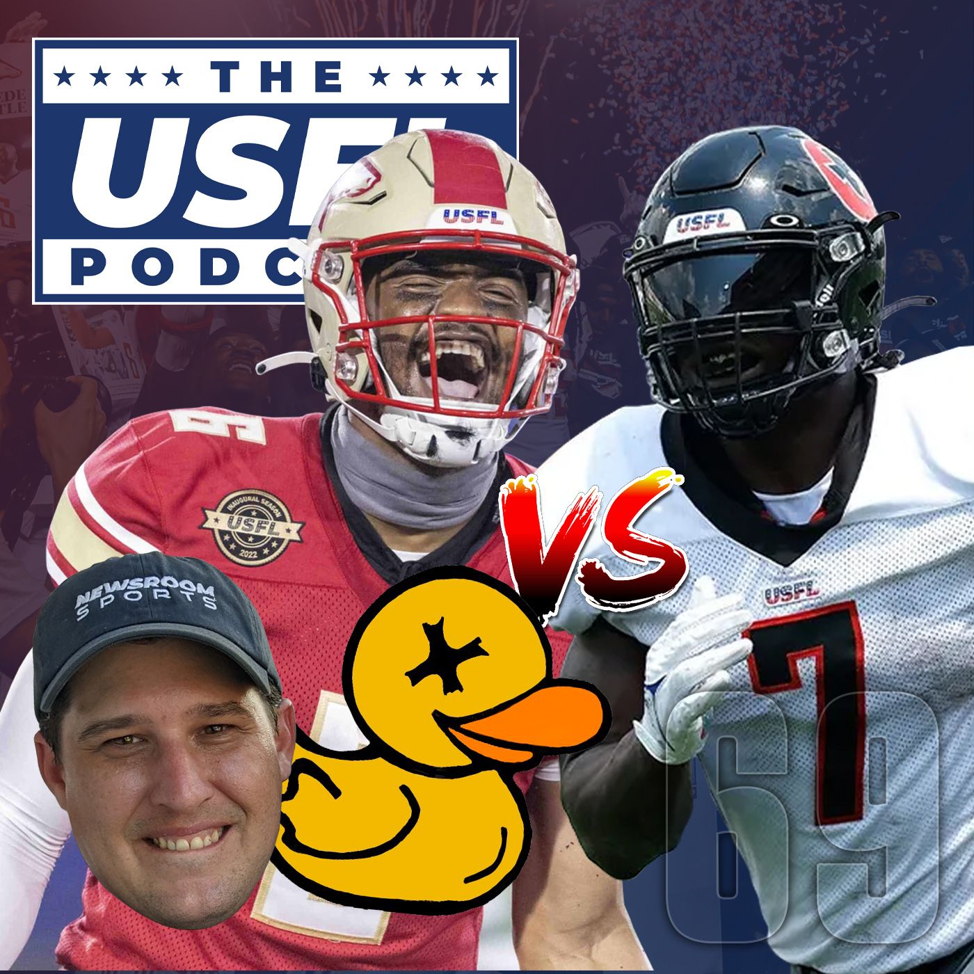 USFL Free Agency, XFL Merger, J'Mar/Thompson Feud & Ducky | USFL Podcast #69 episode artwork