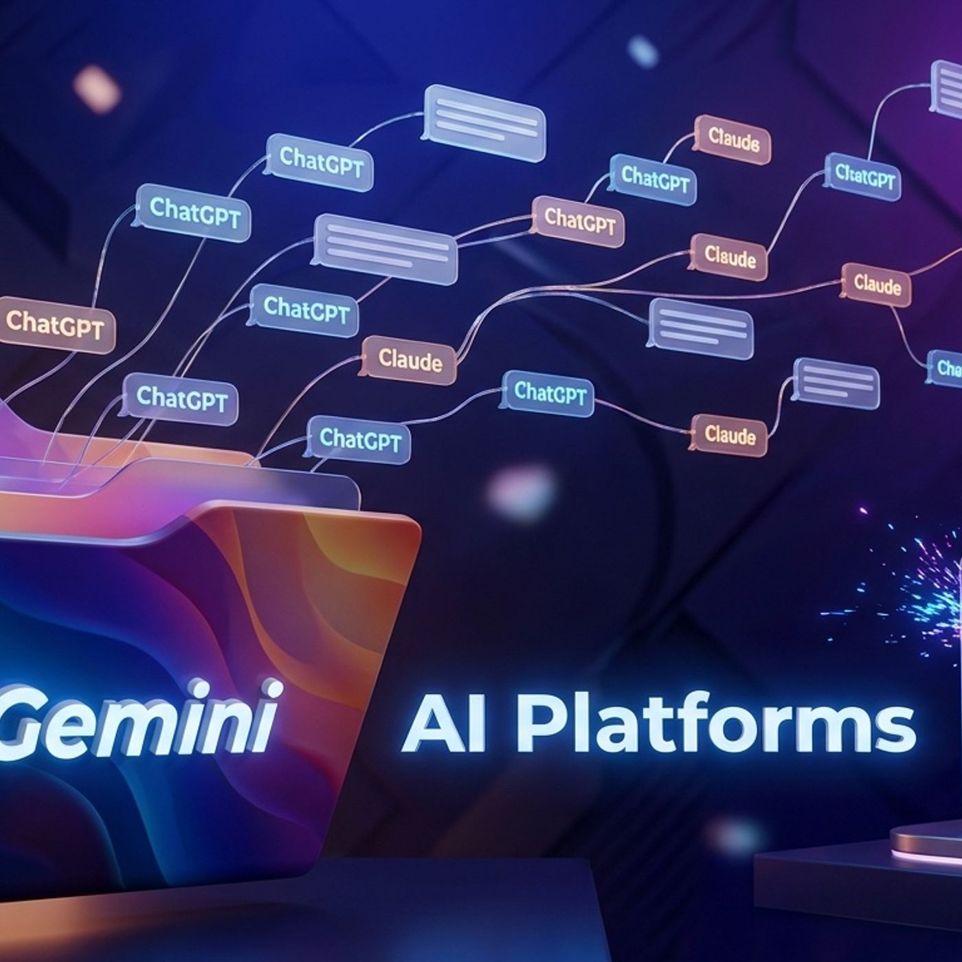 Gemini Chat Imports: Moving Your Brain in a ZIP File — Blue Lightning AI Daily cover