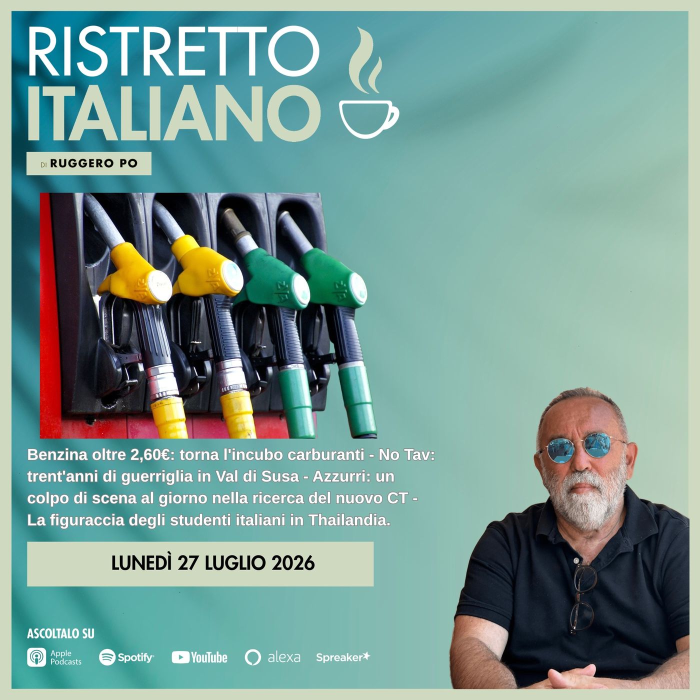 Ristretto Italiano - 27 luglio 2026 episode artwork