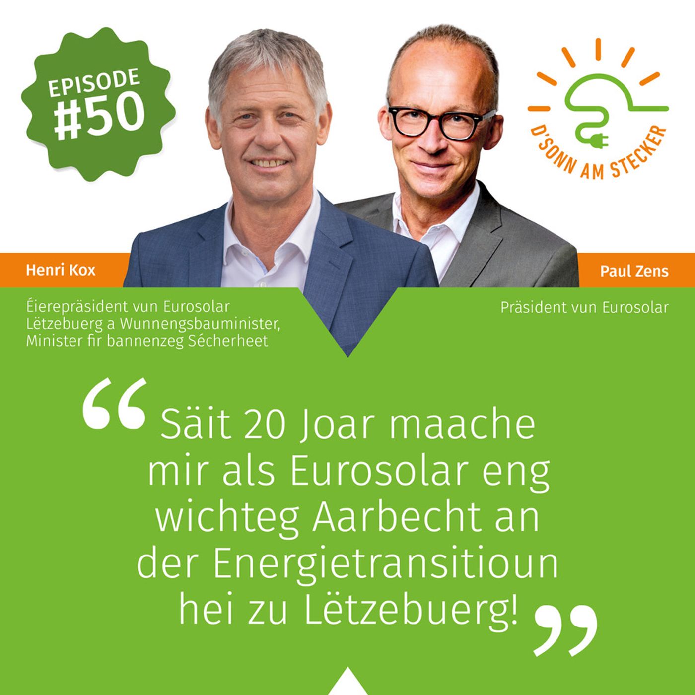 D\'Sonn am Stecker by Eurosolar Lëtzebuerg asbl