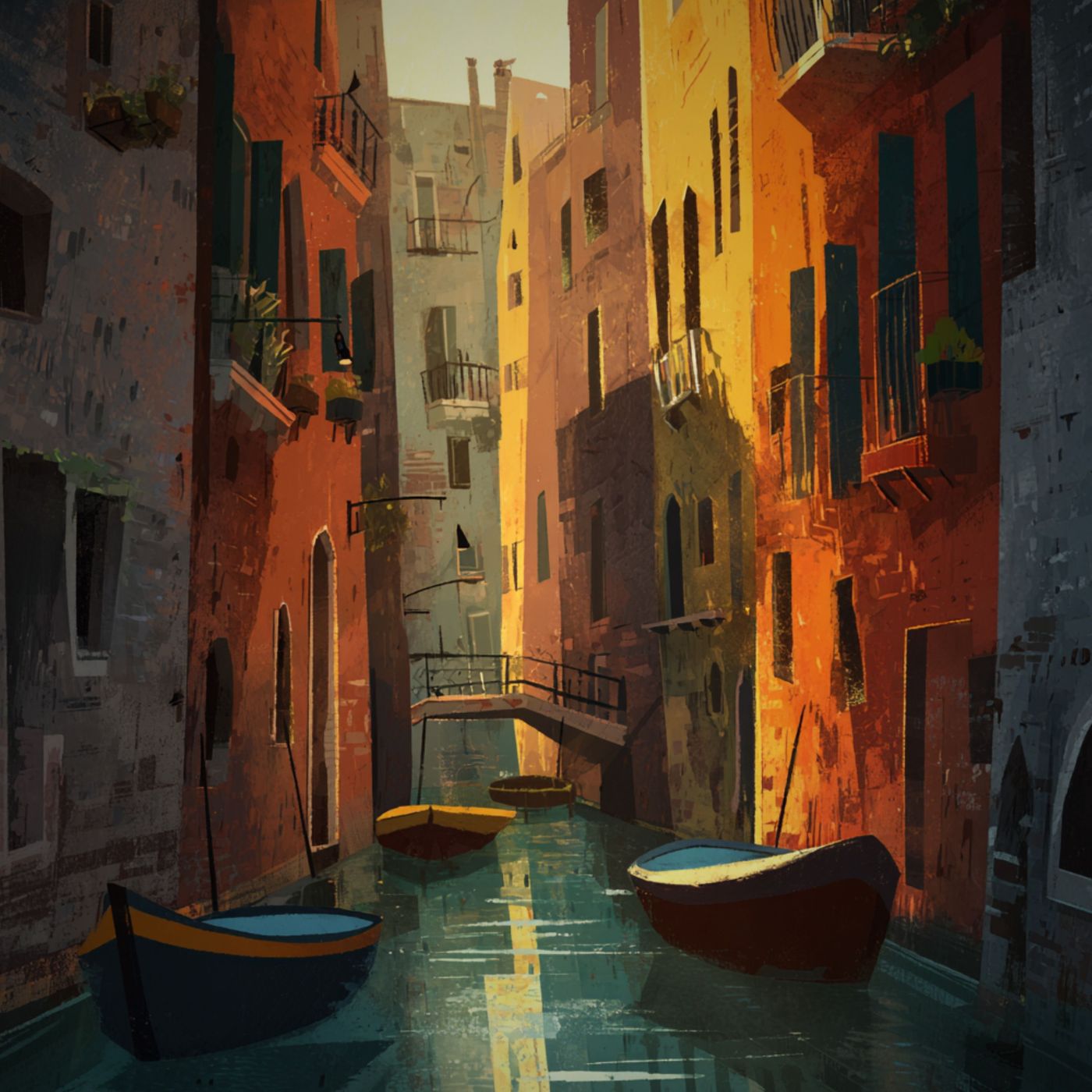 Daytime in Venice, Italy | Venice Canal Ambience