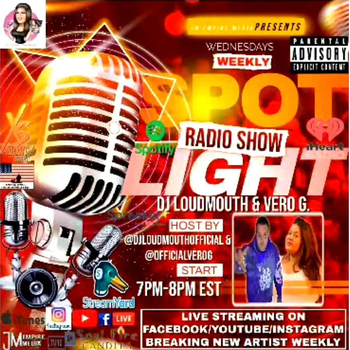 Vero G Spotlight Radio 1.3.24 with Music Artist/Producer Real Lyricez episode artwork