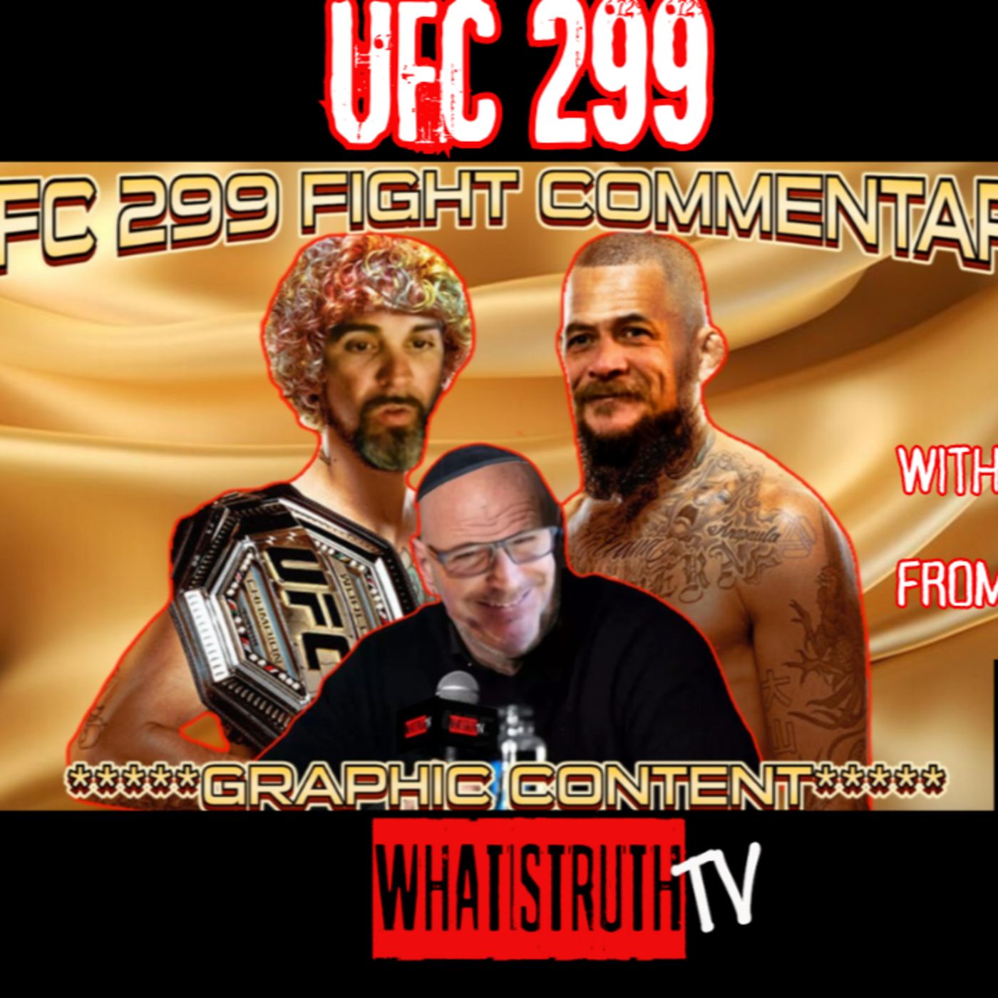 UFC 299 Fight Commentary | Steve Poikonen | Cory Hughes | Xcubed420 episode artwork