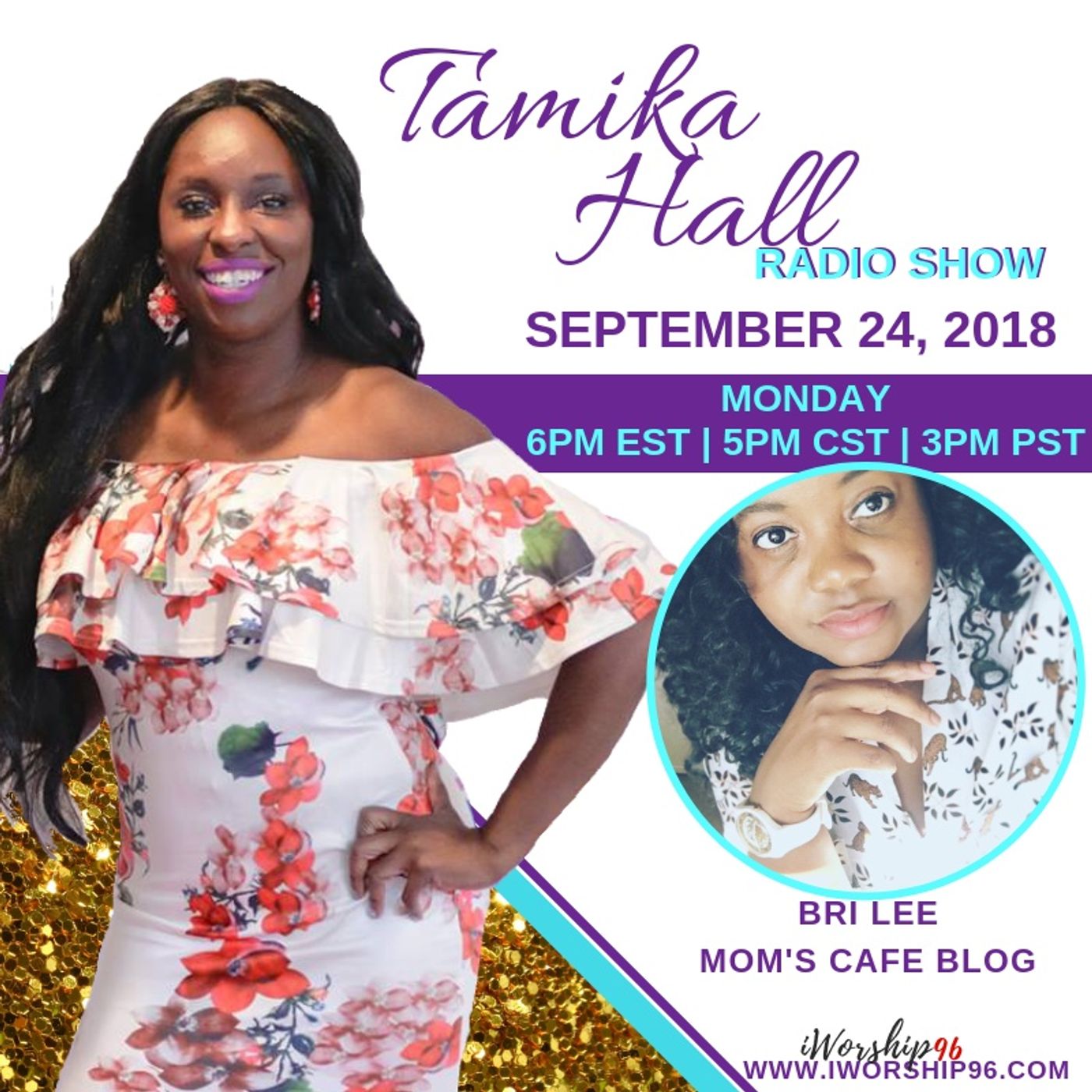 Bri Lee of Moms Cafe Blog with Tamika Hall episode artwork