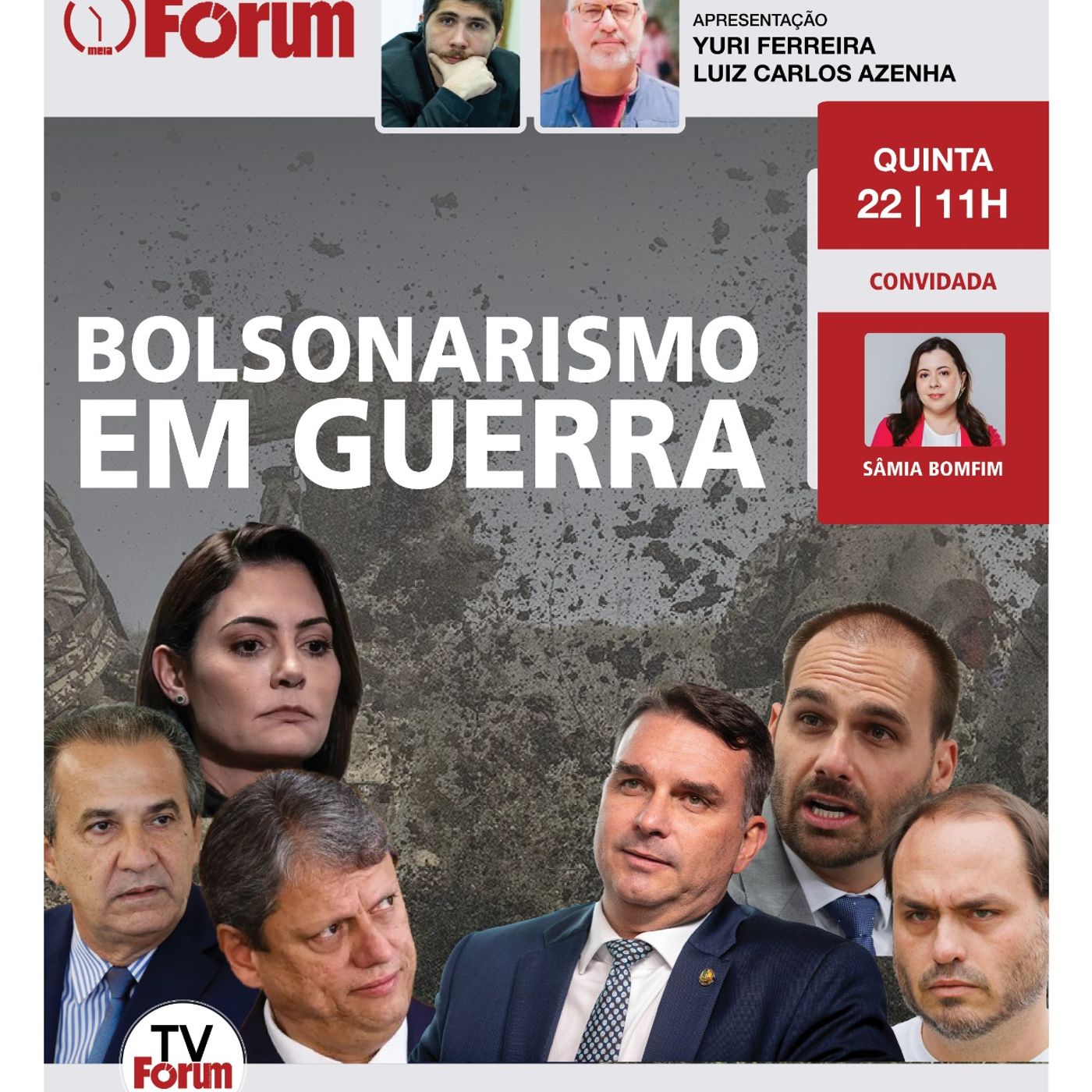 Tarcísio, Michelle, Flávio e Bananinha trocam golpes por espólio do presidiário Bolsonaro | 22.01.26 episode artwork