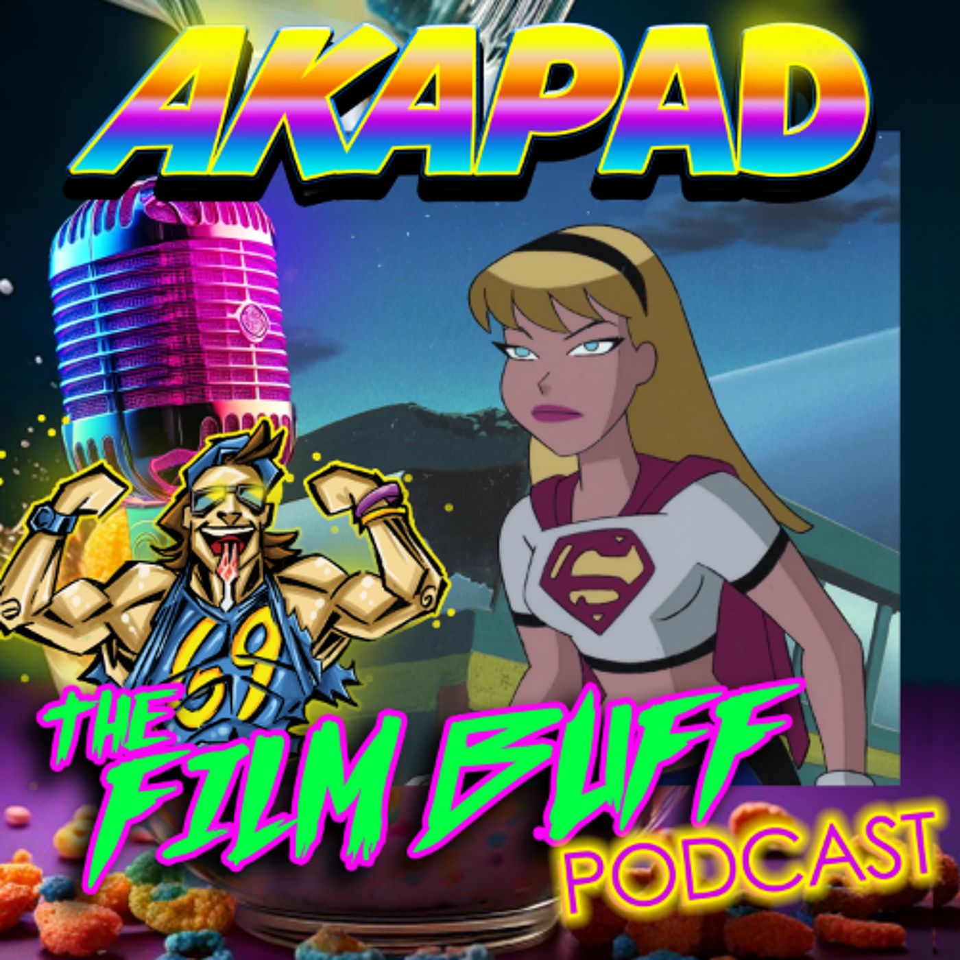 Supergirls first animated appearence - Superman the Animaed series - Little Girl Lost - The Film Buff Review episode artwork