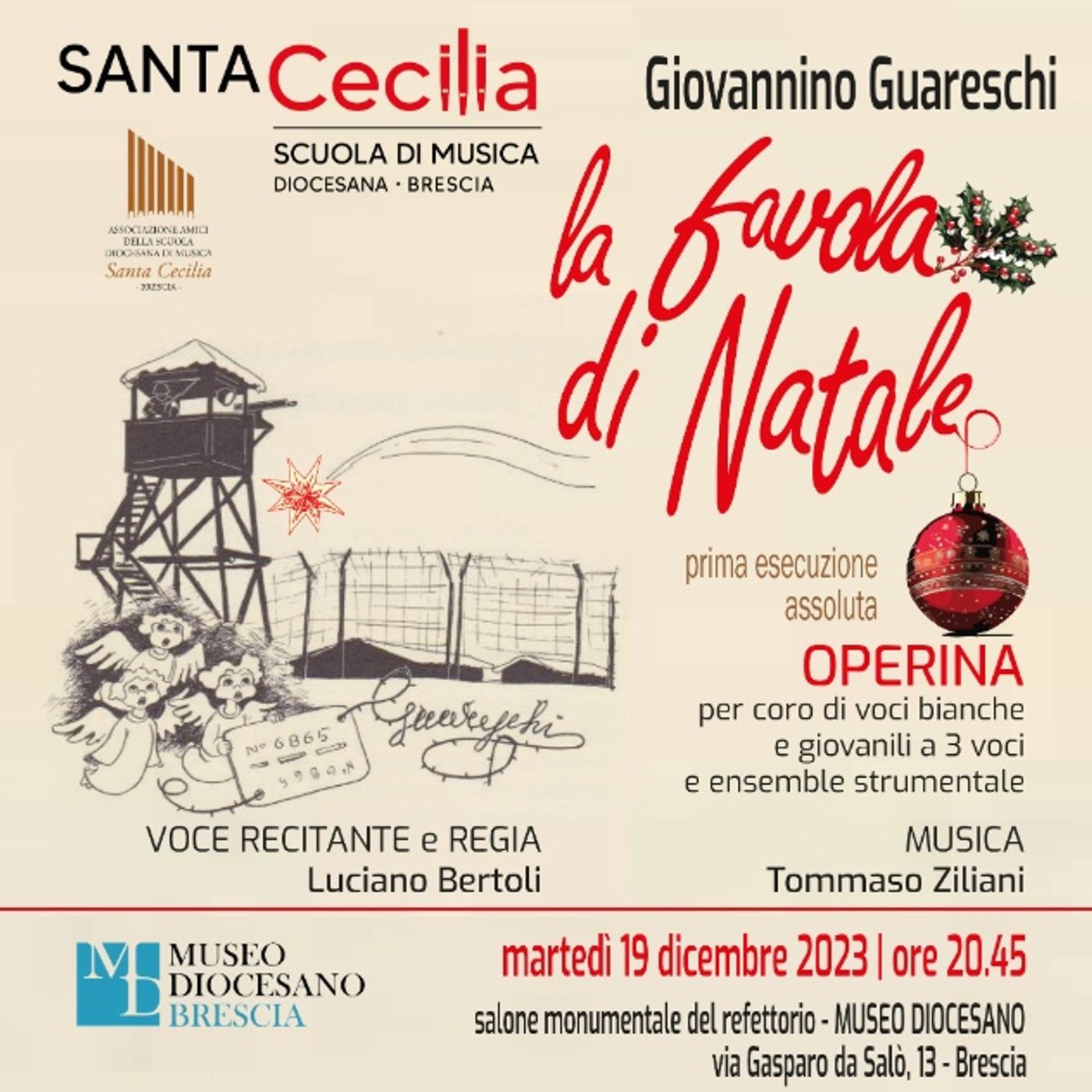 Il Coro di Voci Bianche Santa Cecilia canta il Natale narrato da Giovannino Guareschi: intervista a don Roberto Soldati  -  7 dicembre 2023 episode artwork