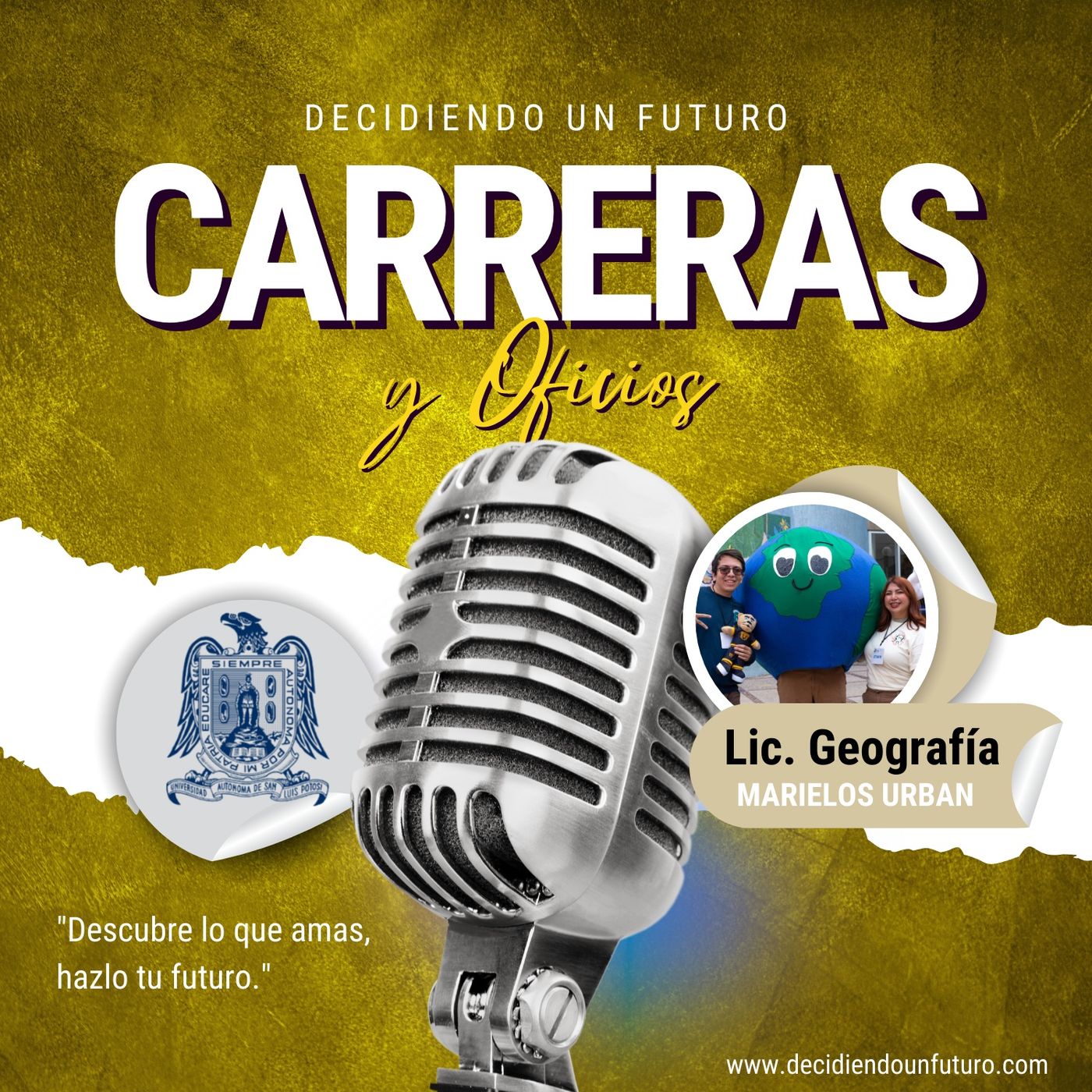 ¿Qué se estudia en geografía UASLP||Decidiendo un Futuro con Marielos y Oscar #16 episode artwork