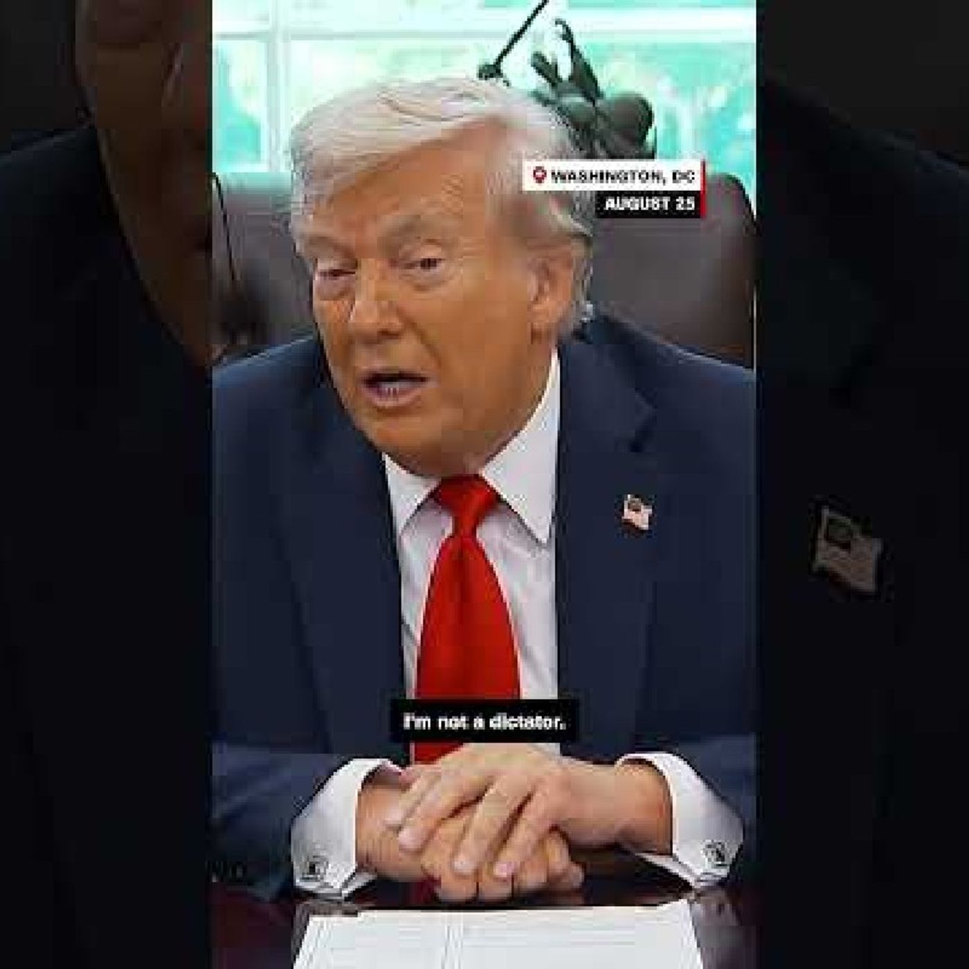 Trump says many people might like a dictator episode artwork