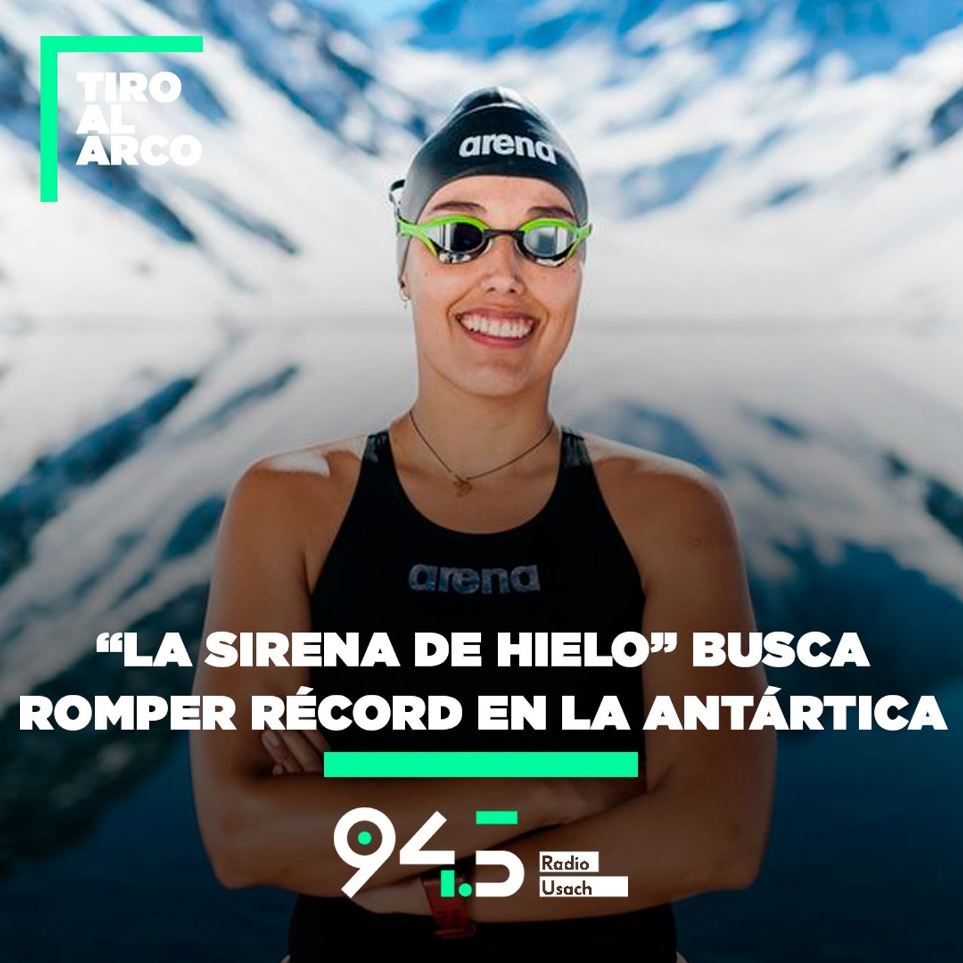 “La Sirena de Hielo” busca romper récord en la Antártica