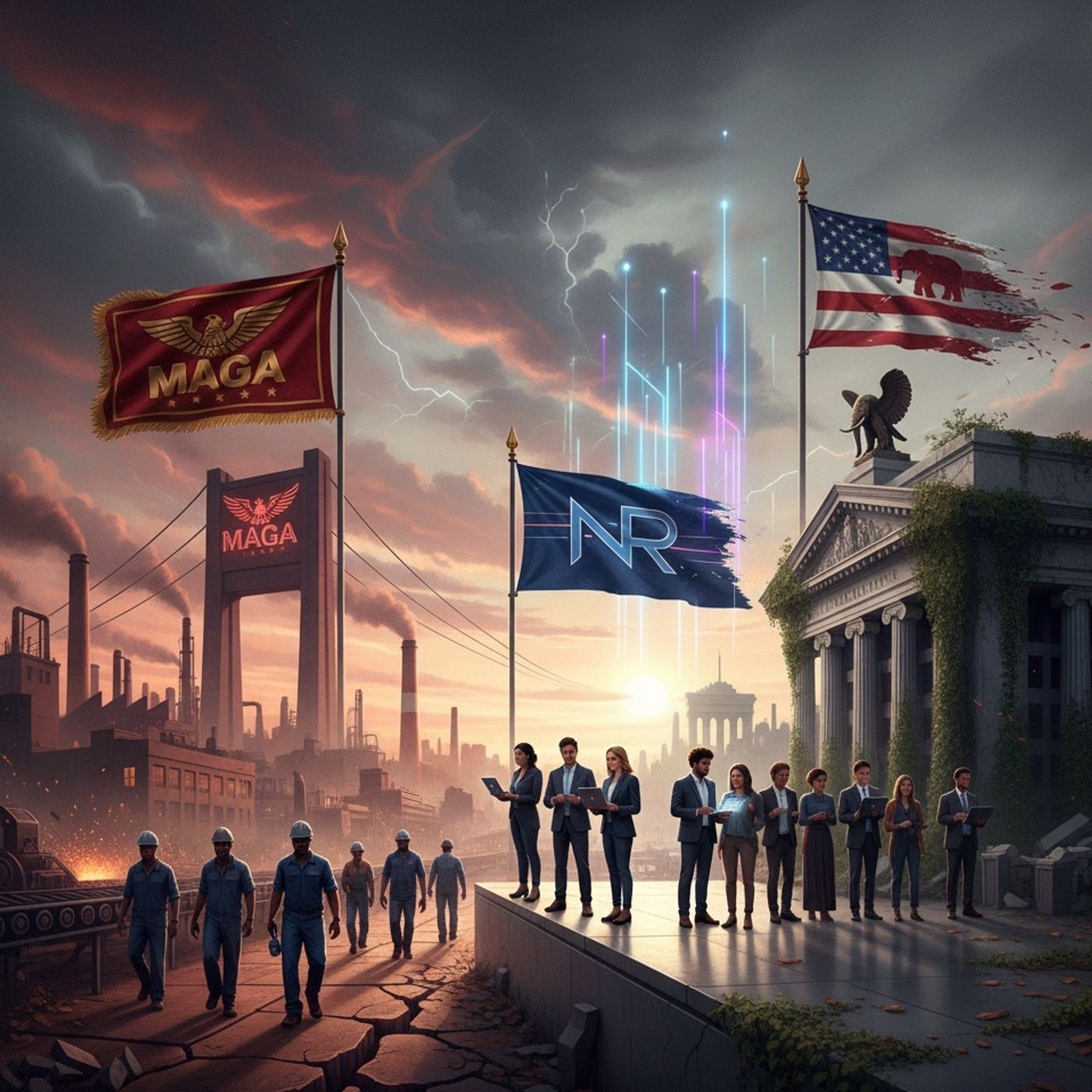 MAGA vs. New Right vs. Establishment