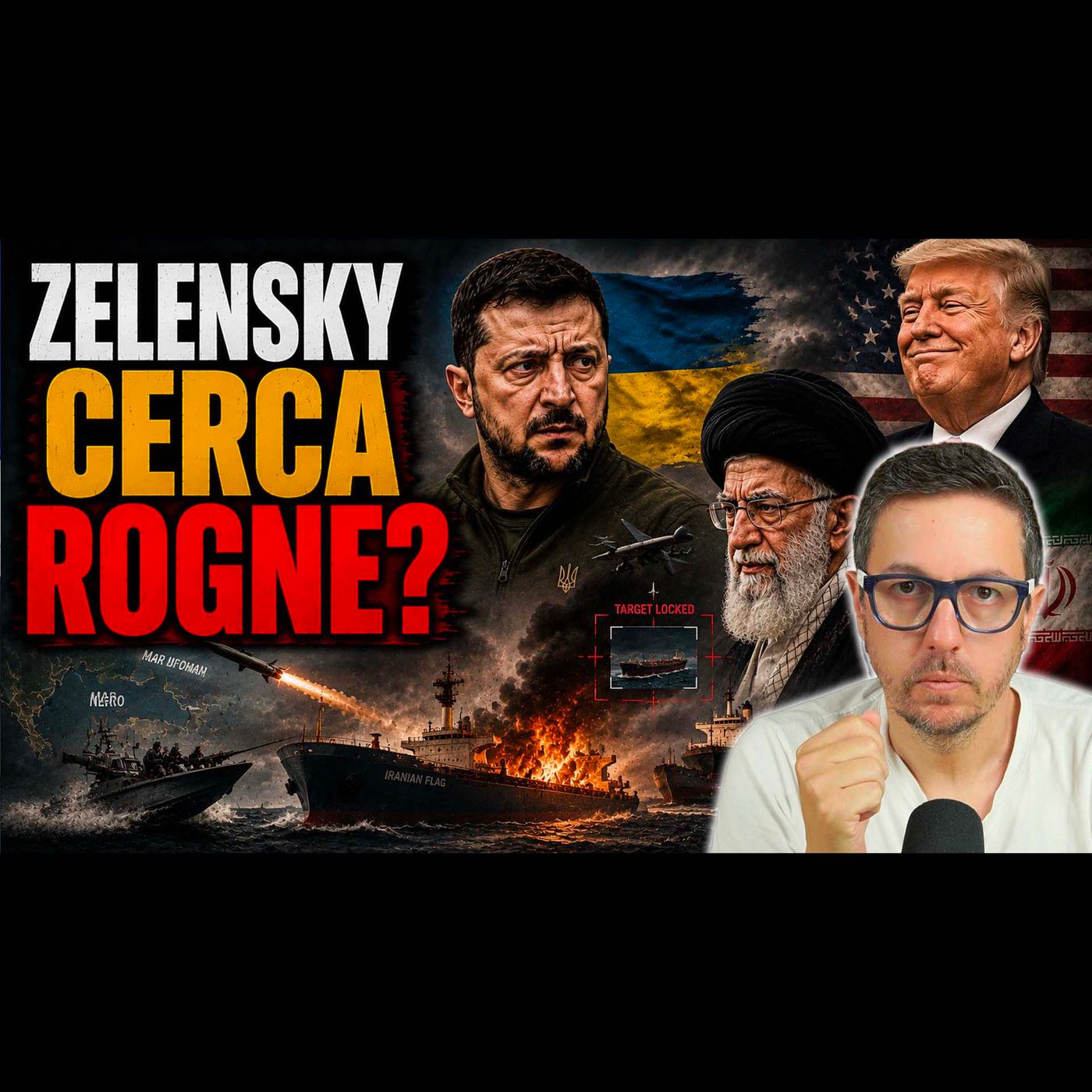 ZELENSKY ATTACCA NAVI IRANIANE PER COMPIACERE TRUMP?