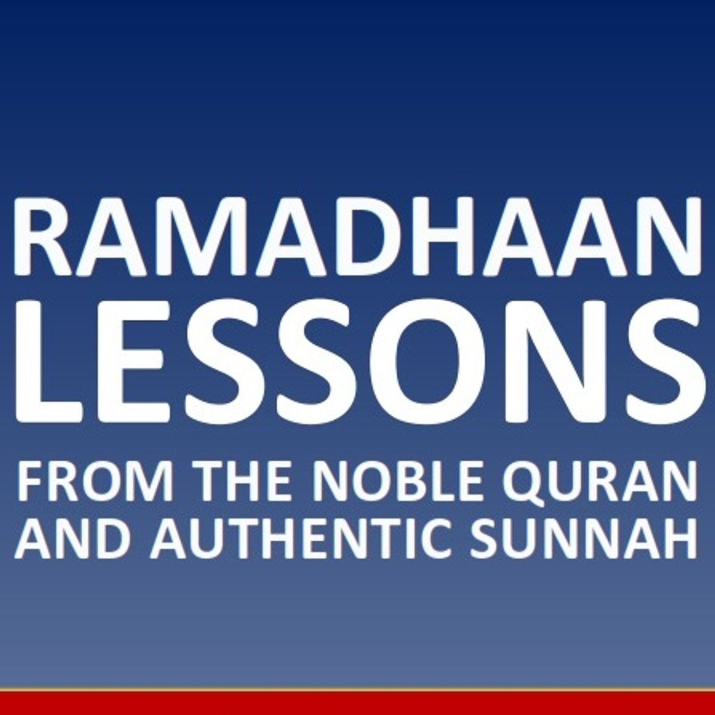 1439 Ramadhaan Lessons (2018)